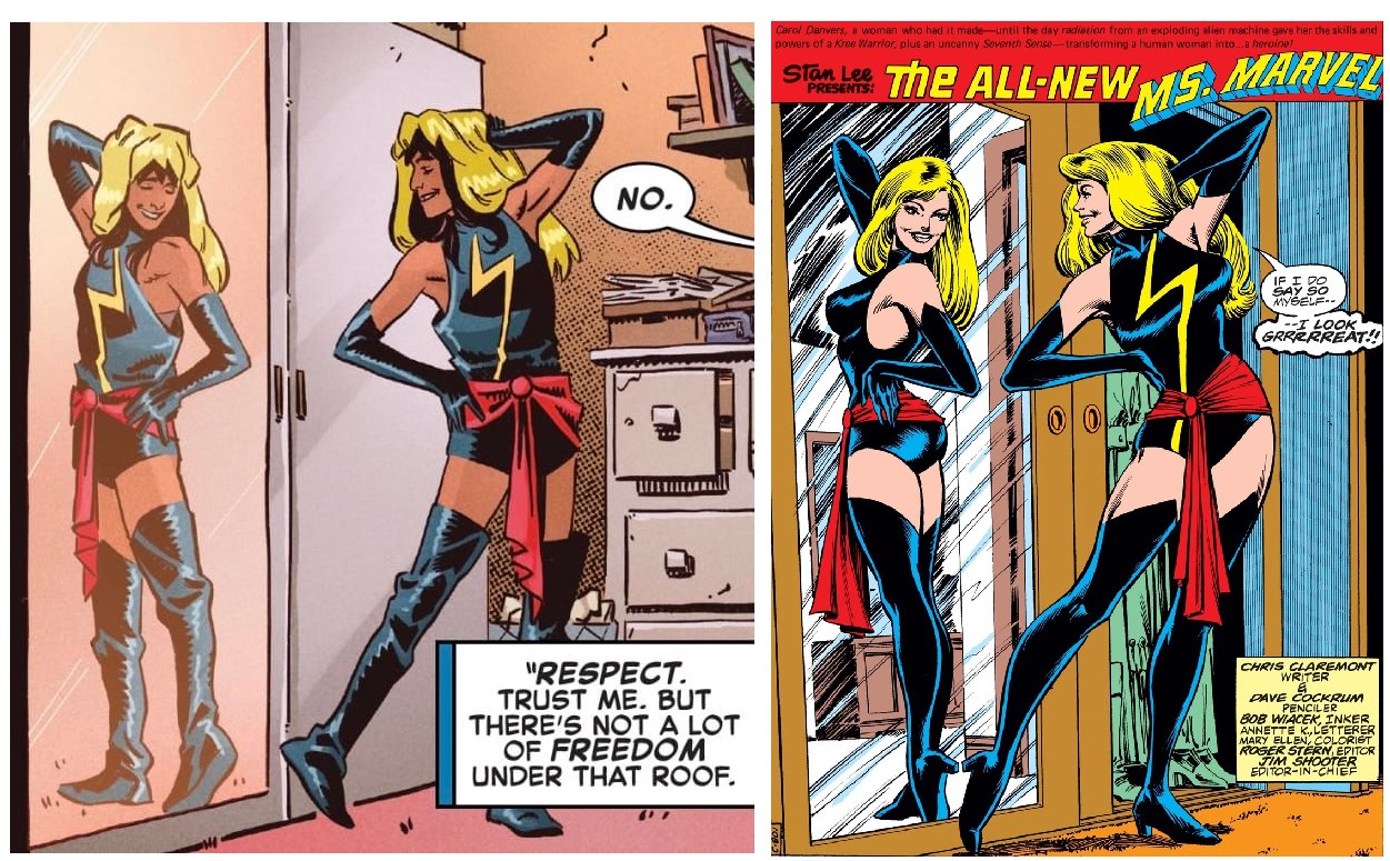 Ms. Marvel meets Captain Marvel in 1978