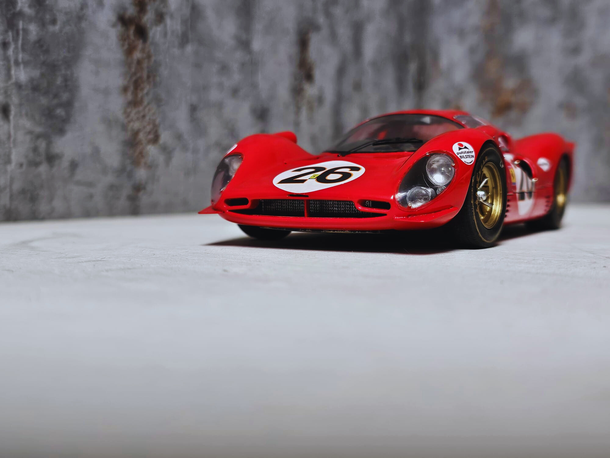 Challenging kit but worth making it. Fujimi Ferrari 330 P4 1/24 + 
