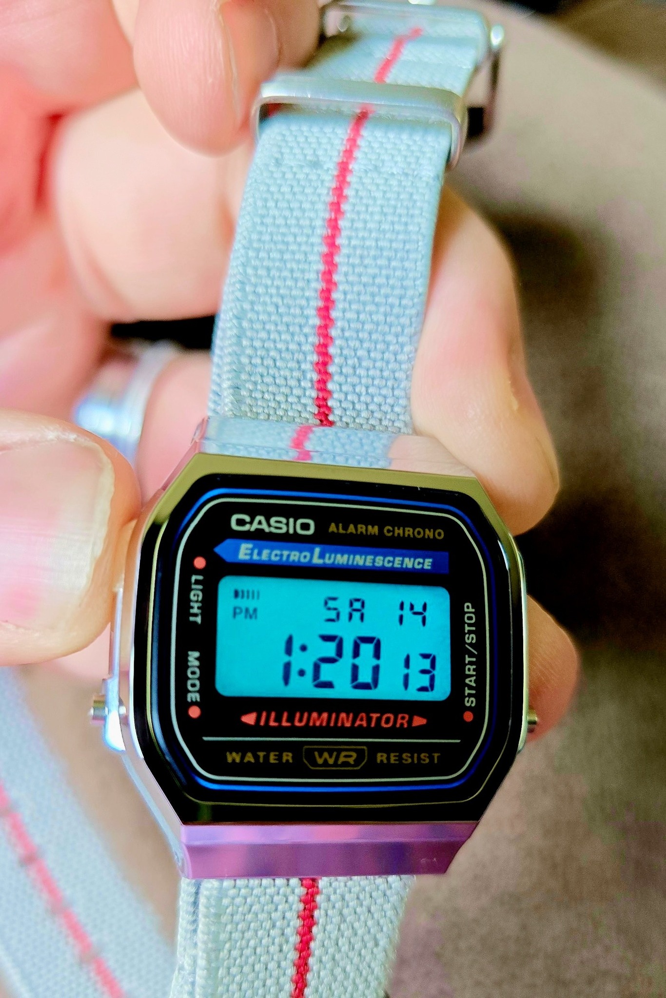 Casio A168WA-1 electro luminescence digital watch review