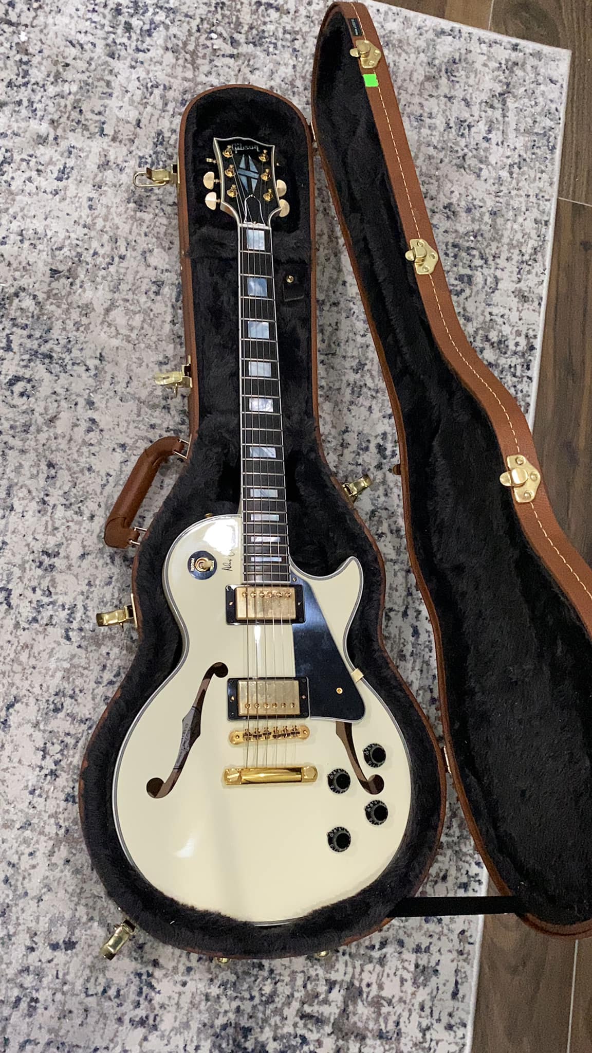Rush r40 tour guitar won at charity auction