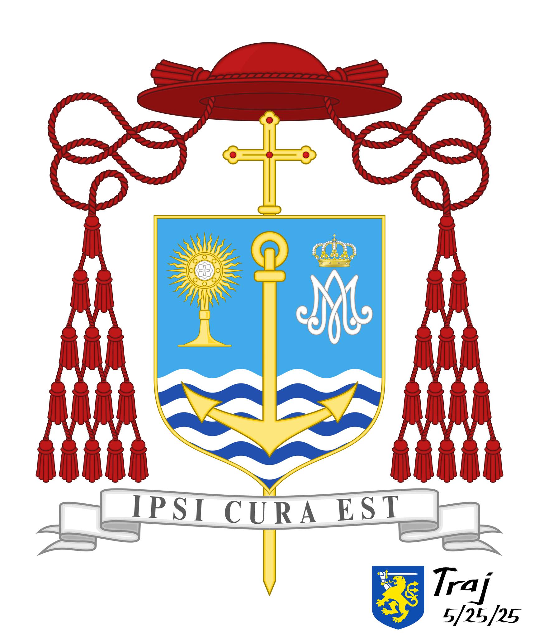 Heraldic take on Joseph Cardinal Zen's coat of arms