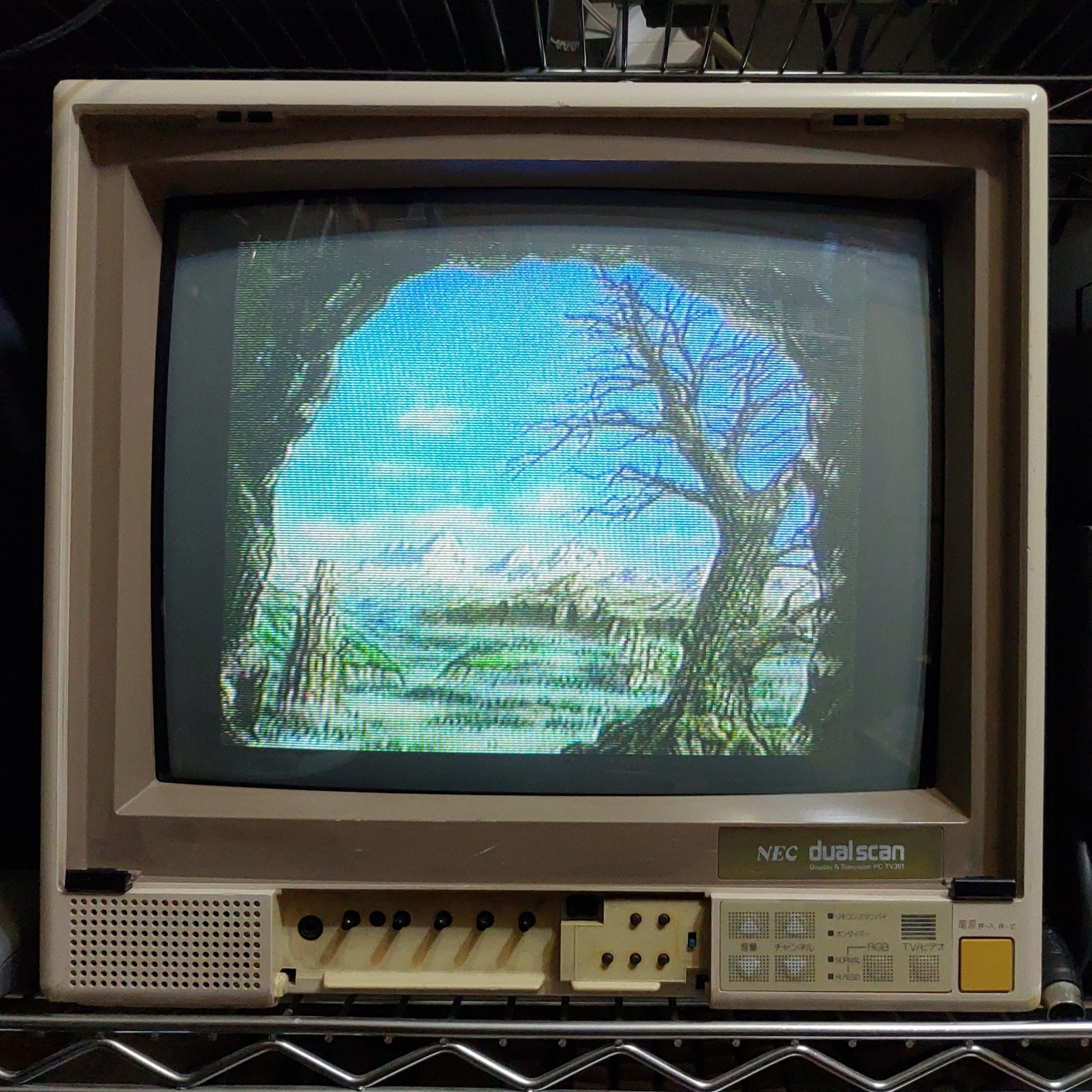 Japanese computers with various inputs on PC-TV454