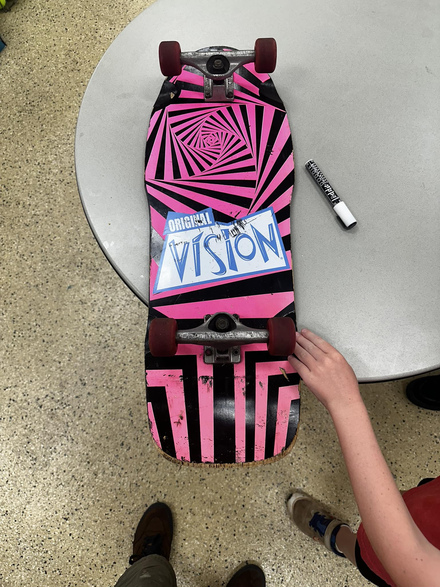 Vision skateboard from New Orleans shop with Big Drill Car
