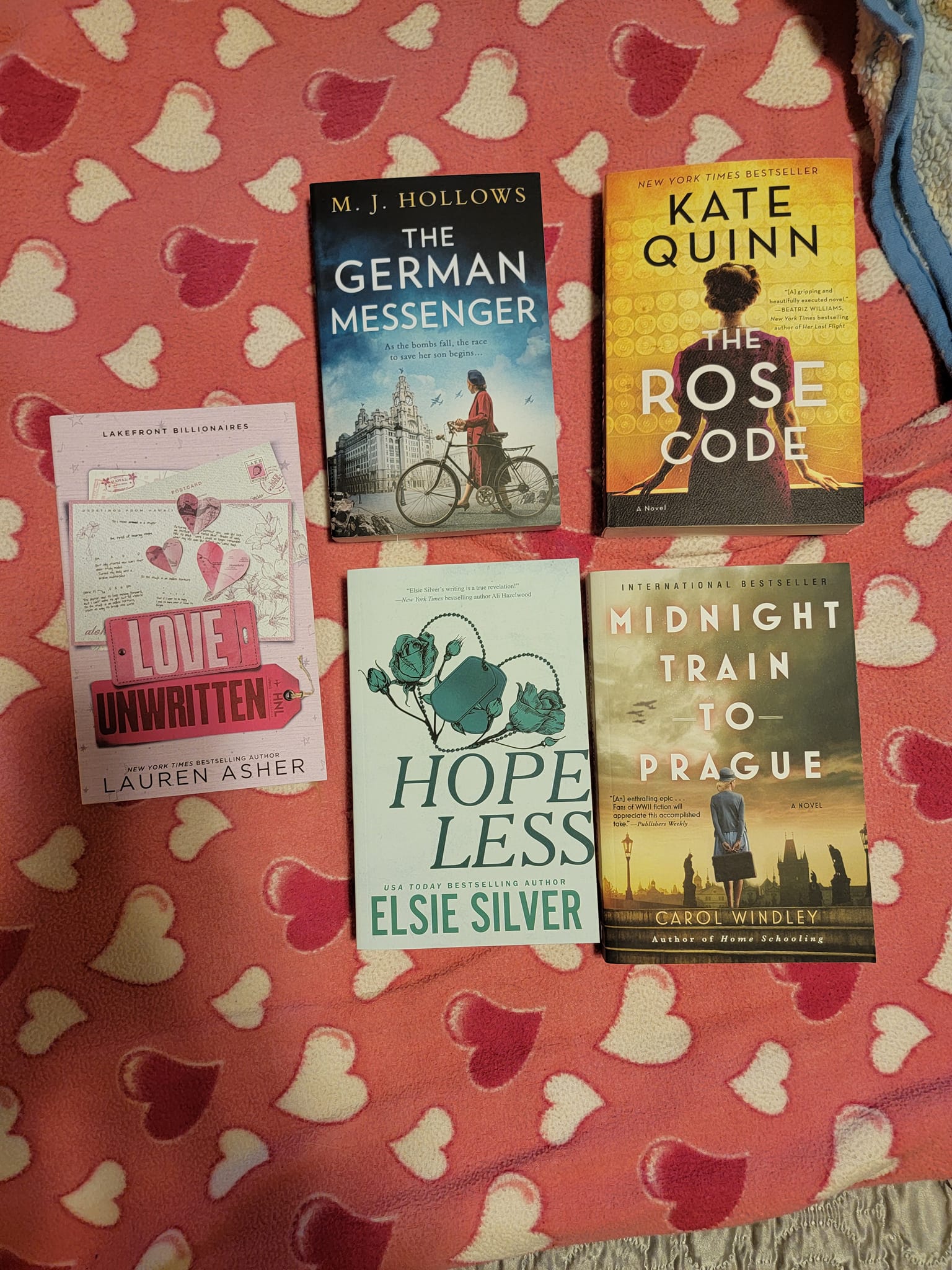 Recent historical fiction book purchases and recommendations