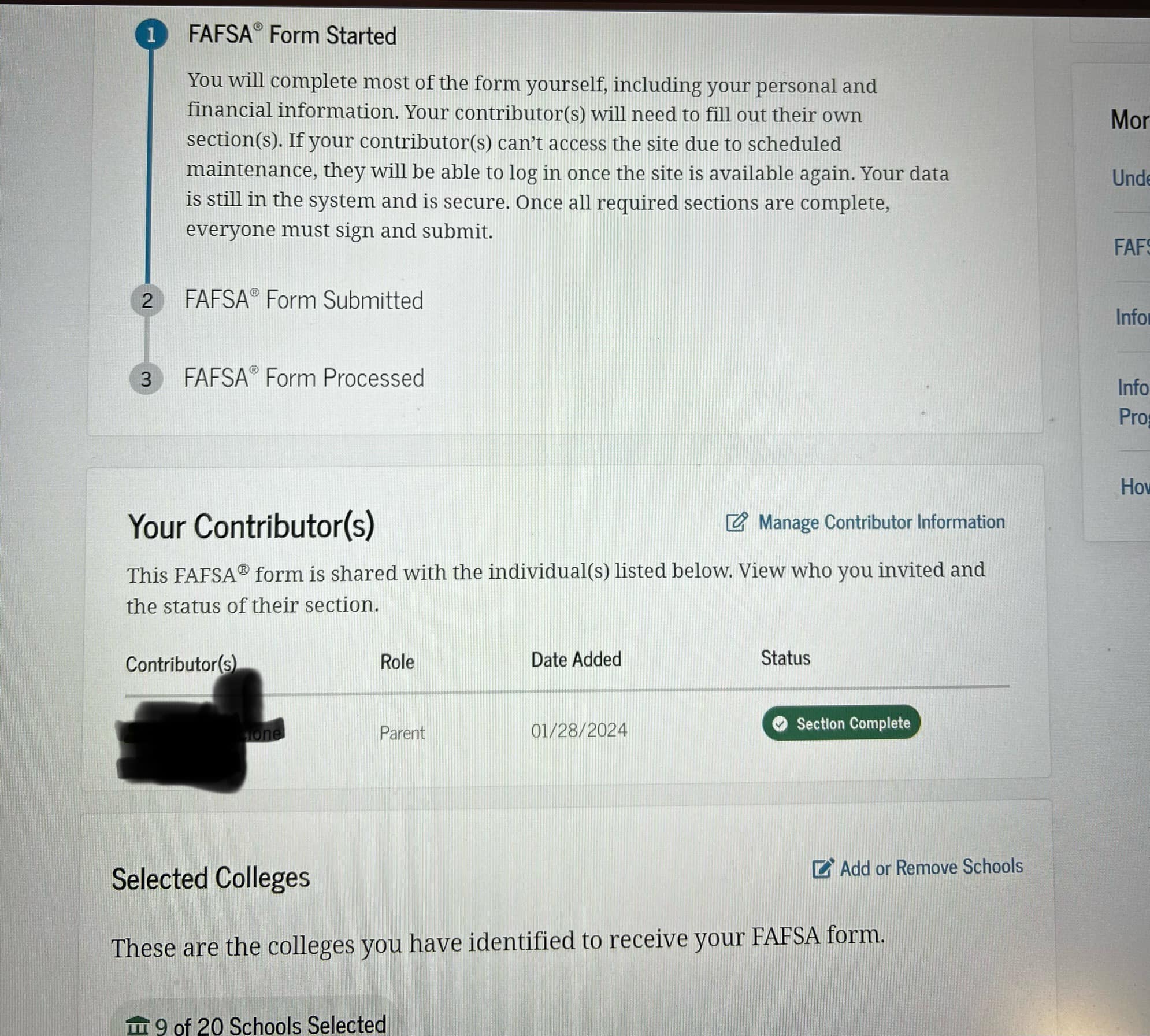 OFFICIAL Parents of Class of 2026 | On FAFSA signature step, it’s stuck ...
