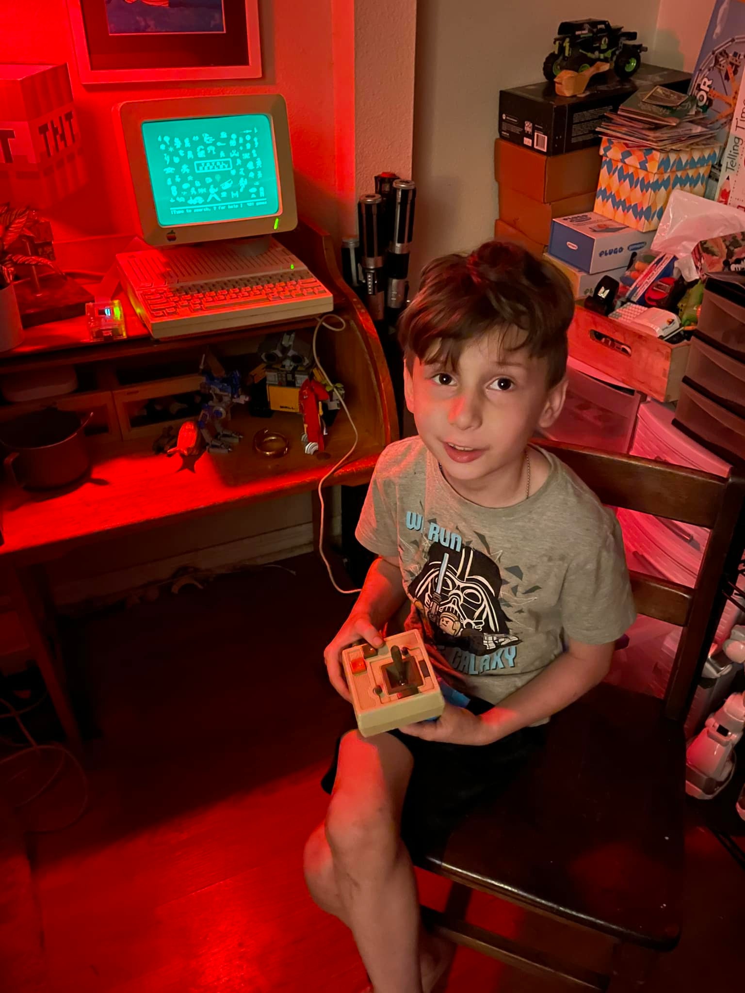 Zach's Apple IIc with Smart Port Floppy Emu