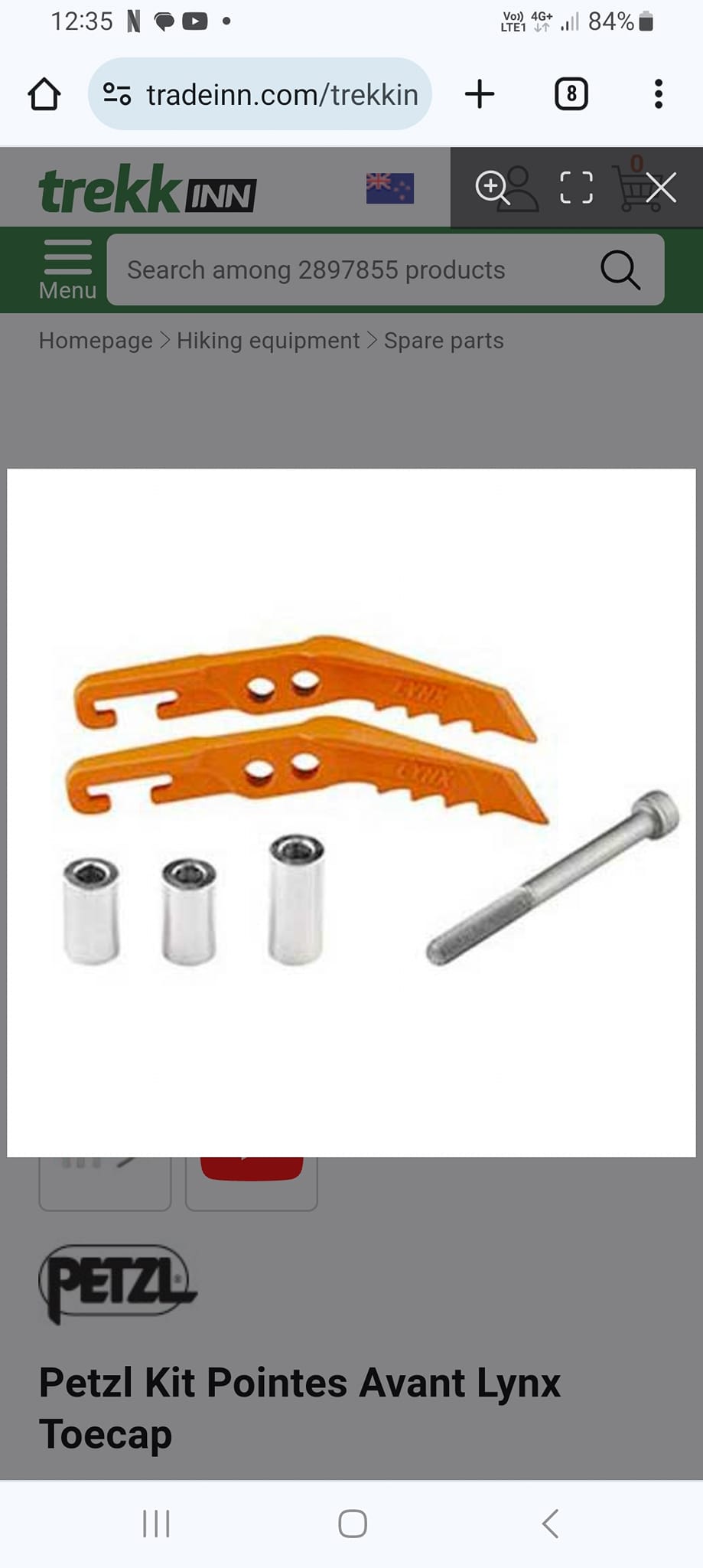 y How to get a Petzl Lynx adjust to convert 2 pointes to mono point?