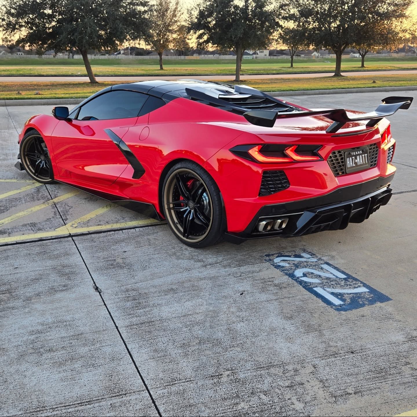 Custom Corvettes | C8 WITH CUSTOM REAR WINDOW AND AIR SCOOPS | Facebook