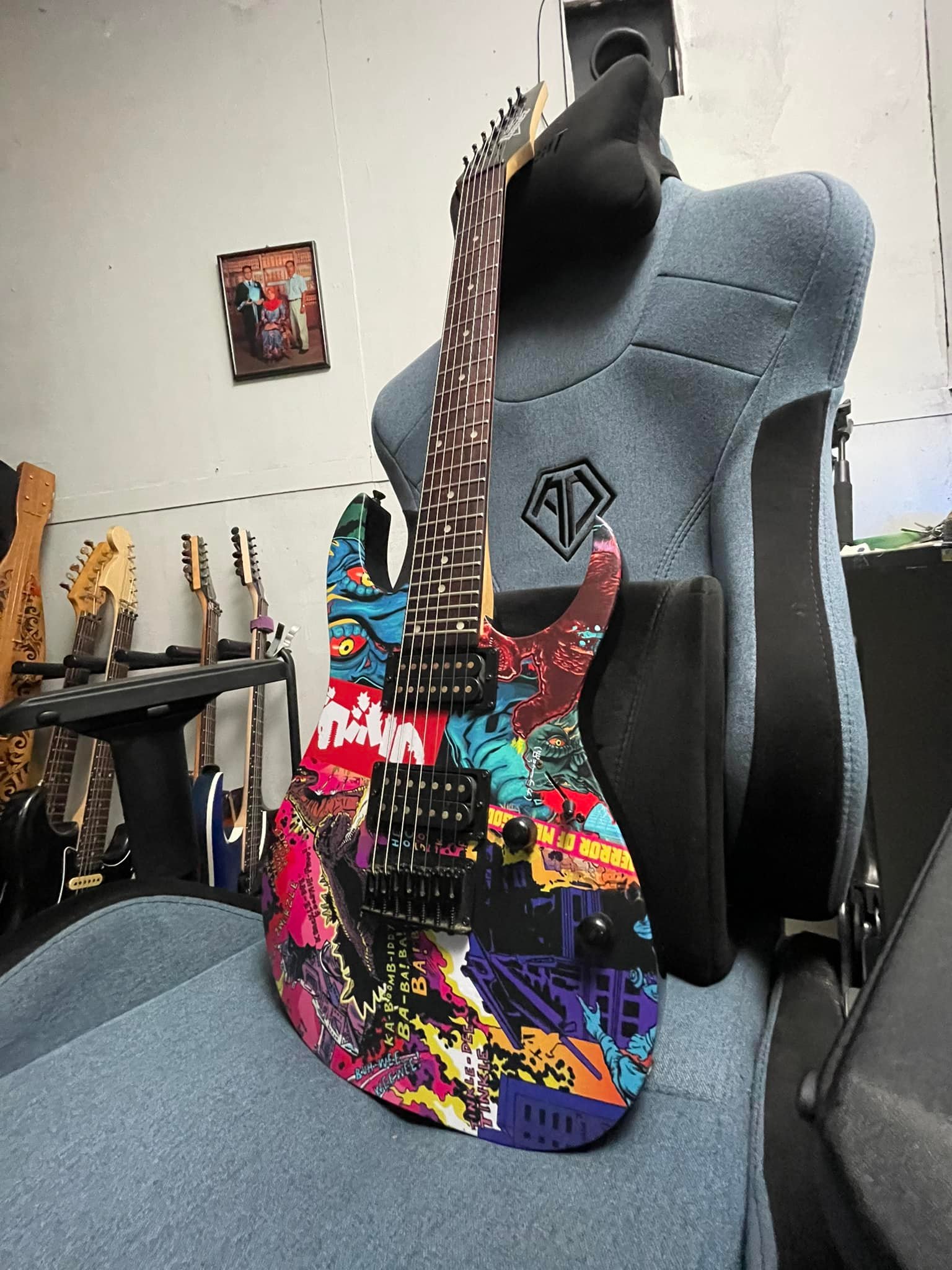 Custom made ibanez richie kotzen rk1. This used to be an old rg570