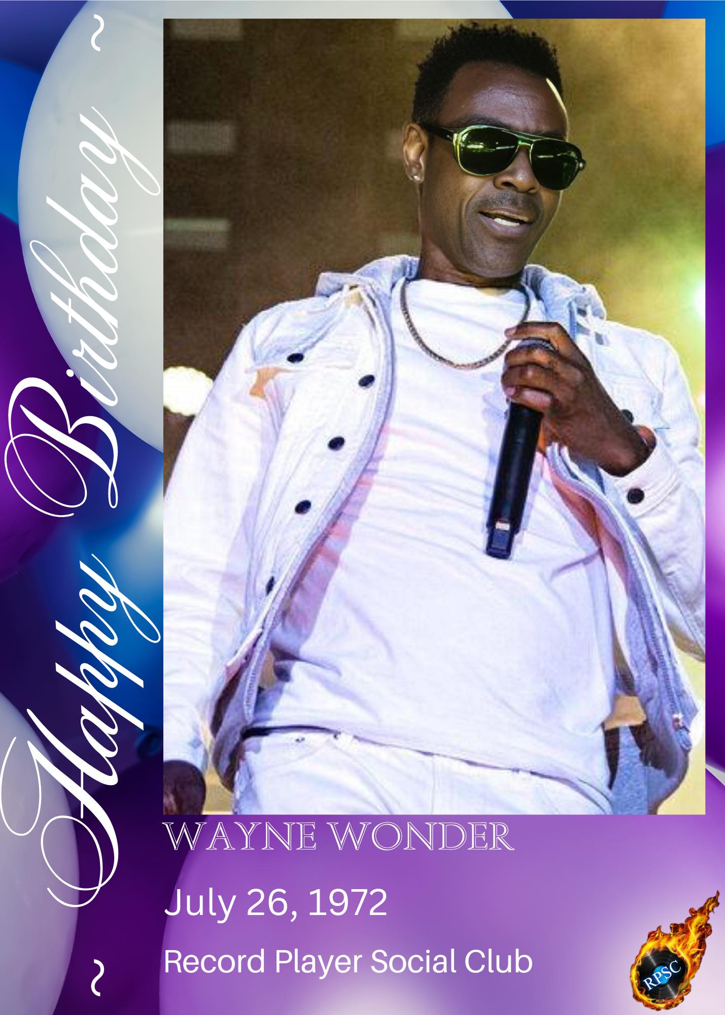 HAPPY 52nd BIRTHDAY Von Wayne Charles (born 26 July 1972), better 