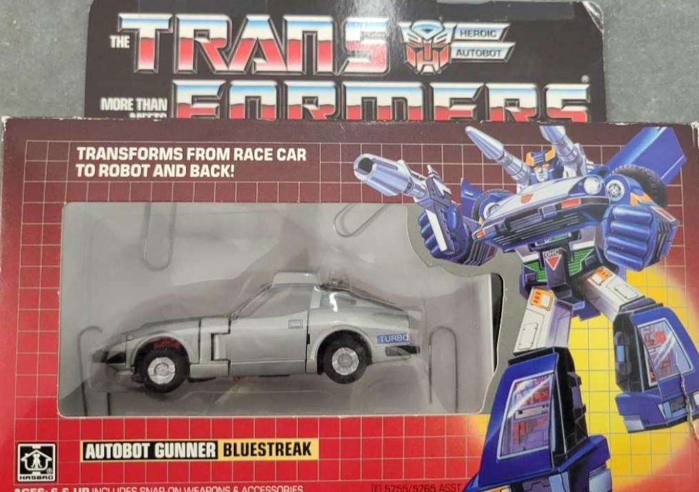 Bluestreak autobot car toy from 1984