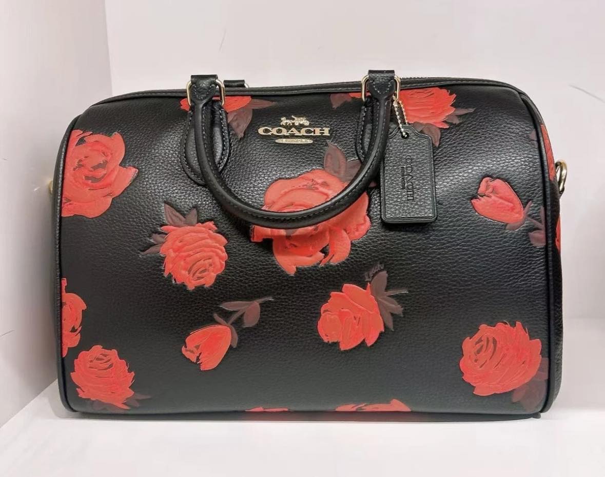 coach black and red flowers backpack prices ALAZA Roses for Women Men,Travel Casual Daypack College Bookbag Laptop Bag Work Business Shoulder Bag Fit for 14 Inch Laptop : Electronics Fabric Lininghandle With 2 14 Drop Outside Zip Pocket Adjustable Shoulder Straps10 34 (L) X 12 12 (H) X 4 34 (W) Coach - Red & Black