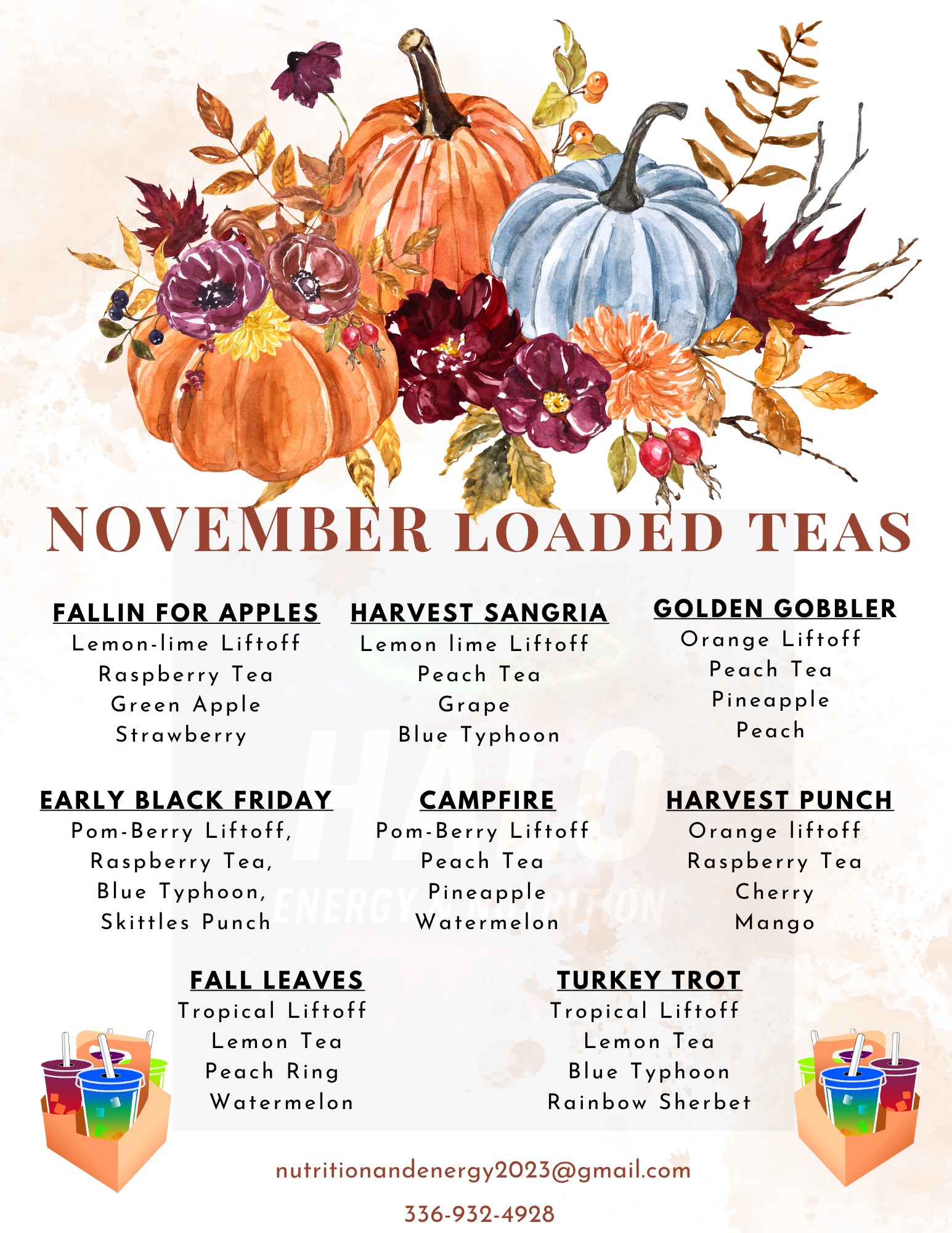 Herbalife Loaded Energy Tea Recipes and others | 🍁 NEW TEA KIT MENUS ...