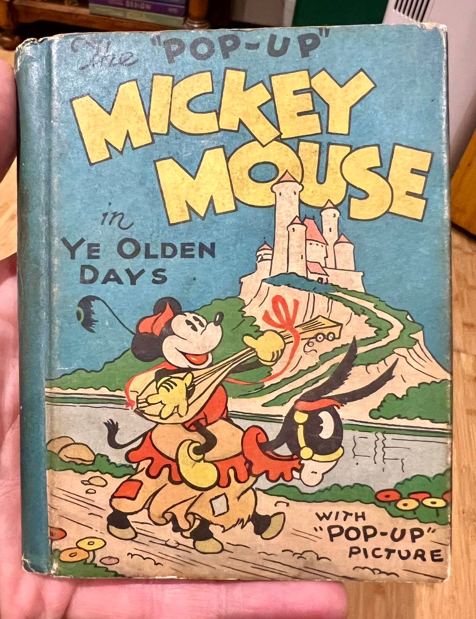 Vintage 1934 Mickey Mouse pop-up book
