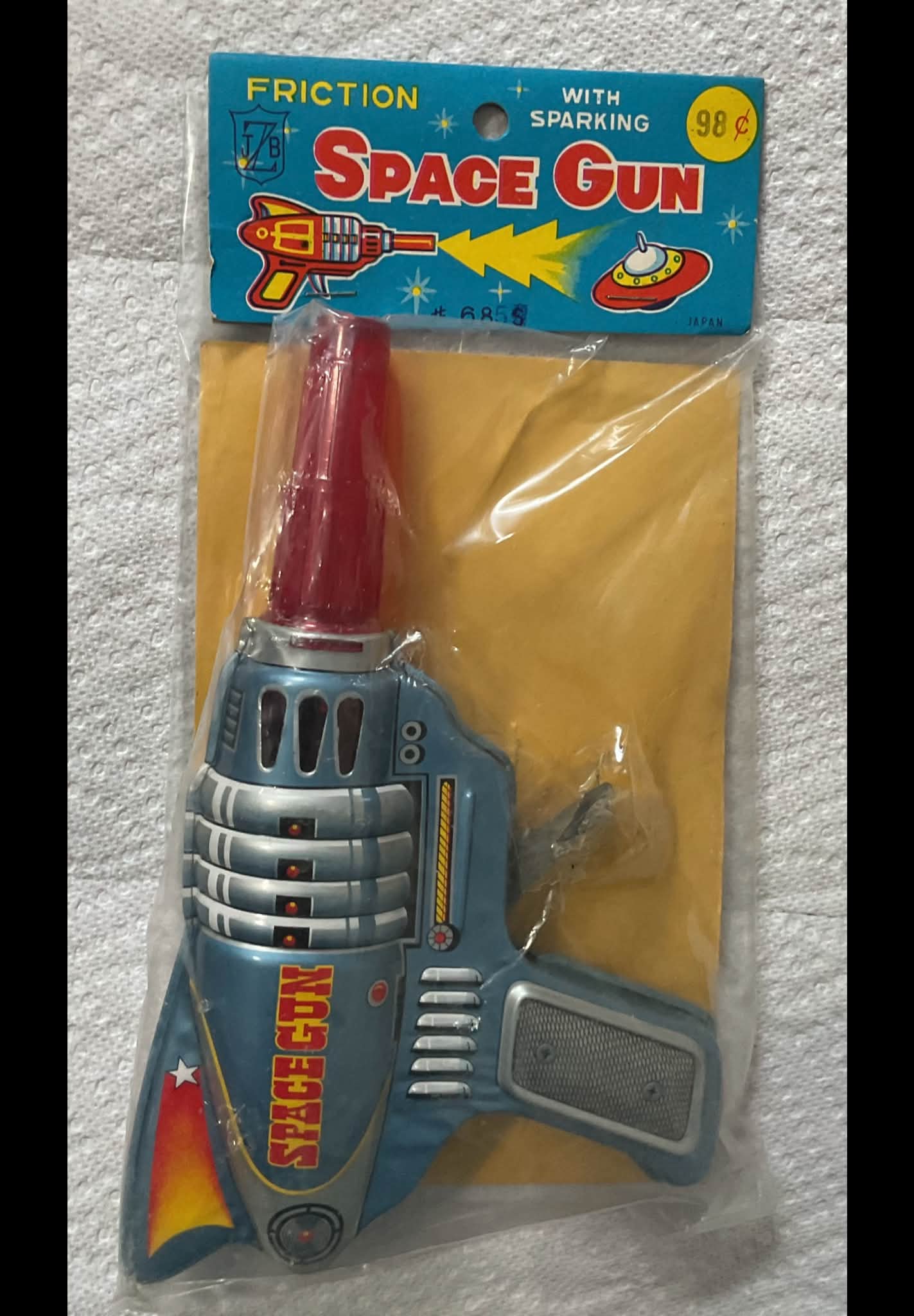 Vintage Space Pilot X Ray Gun toy from Japan 1970s