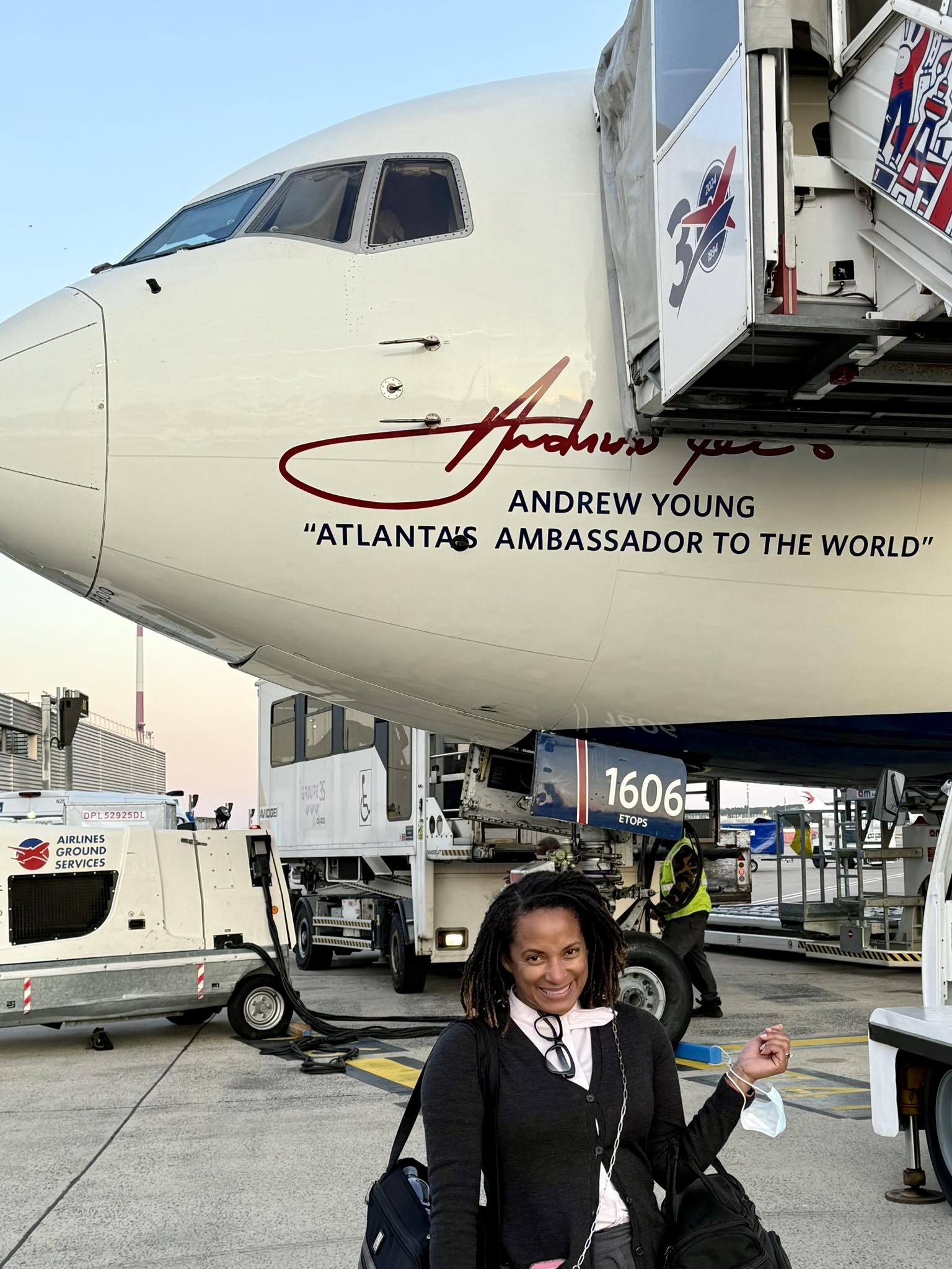 Katrina - Honored to fly across the Atlantic on an aircraft dedicated ...