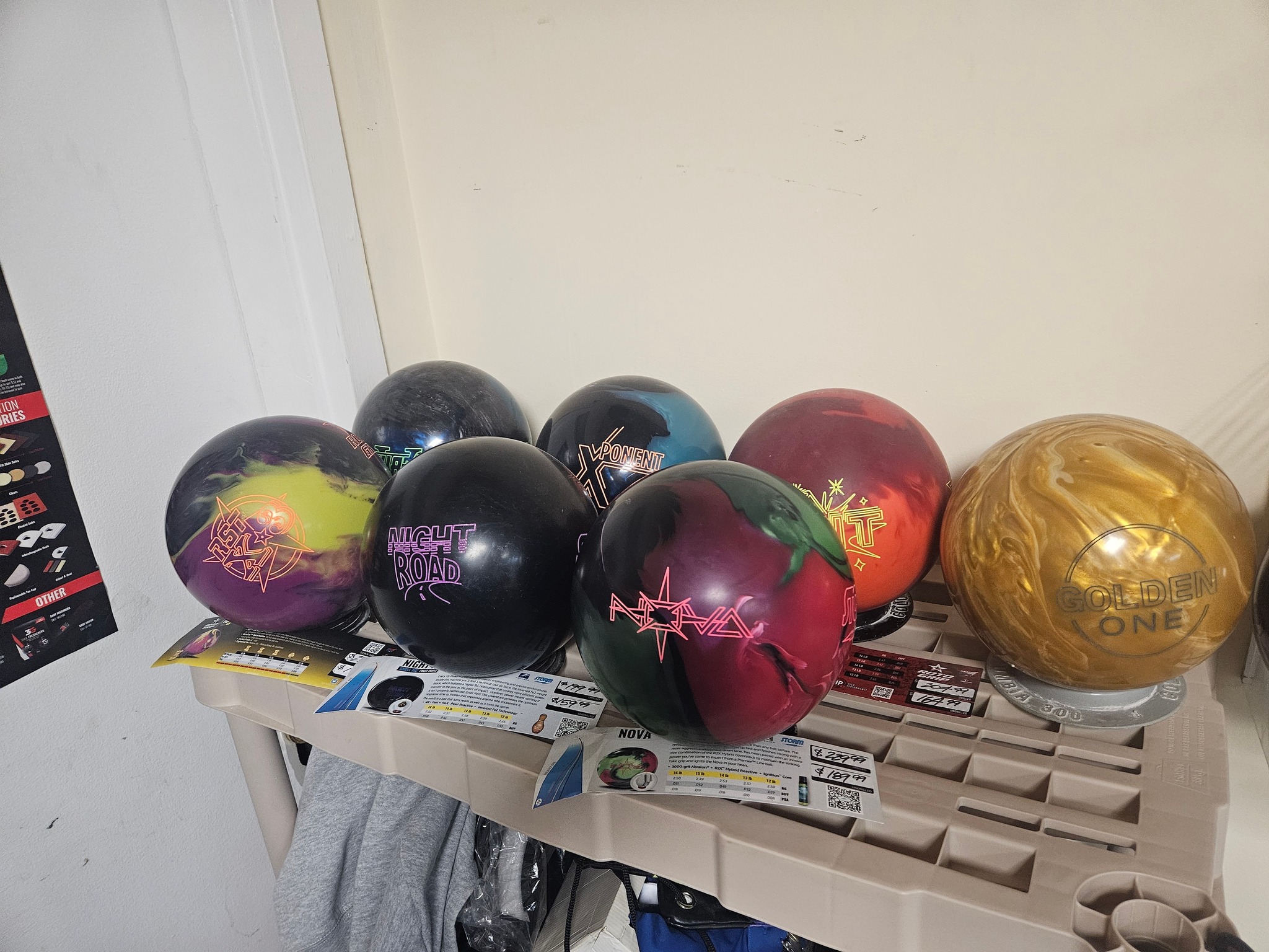 Where to find Storm Identity Belmo and Optimus bowling balls?