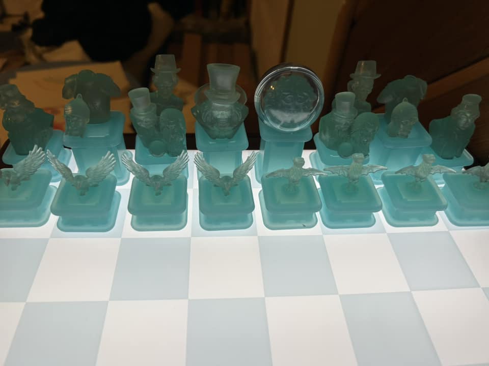 Haunted Mansion light-up chess set at Disney's Hollywood Studios