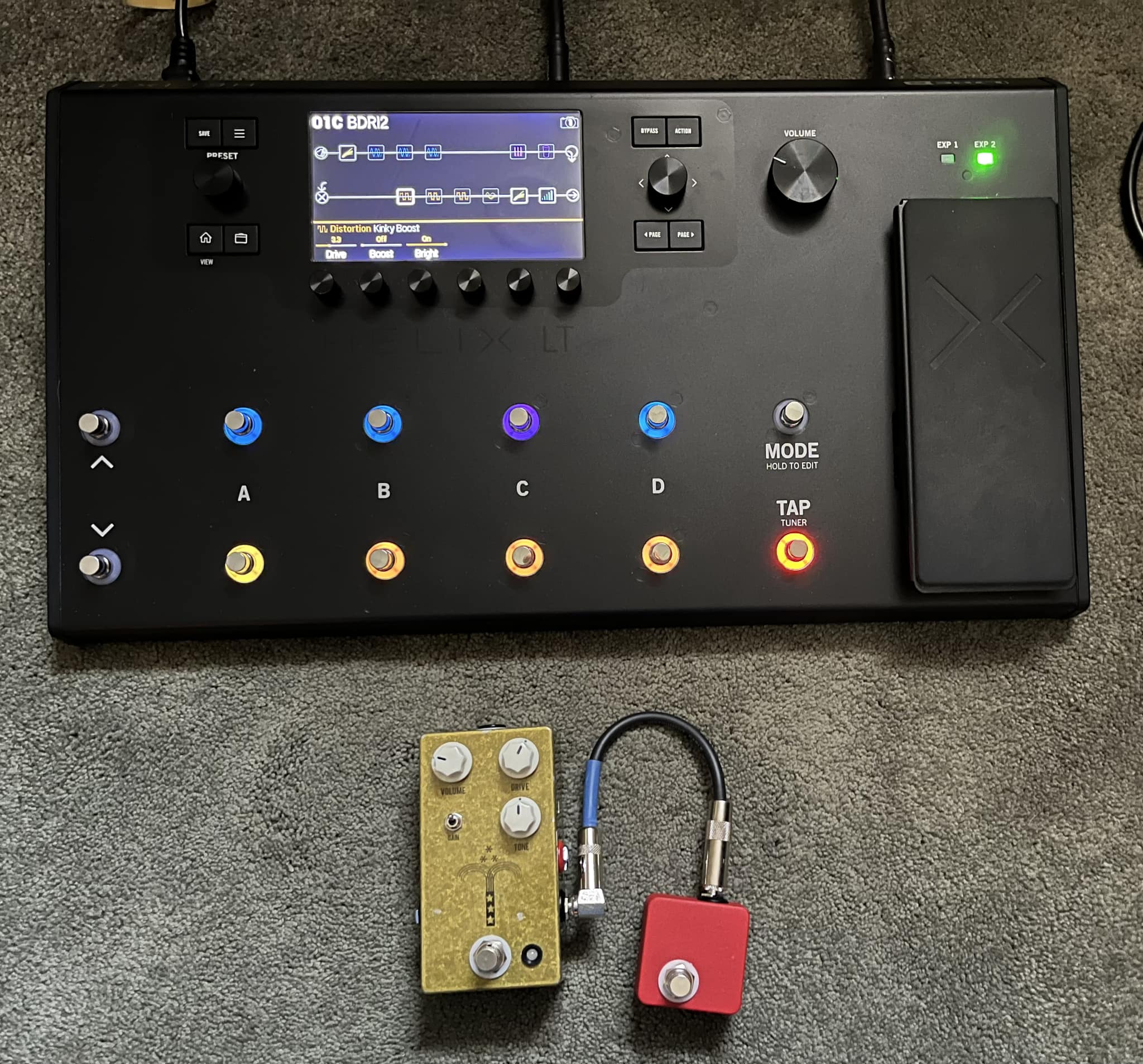 Using a Red Switch with Morning Glory Pedal