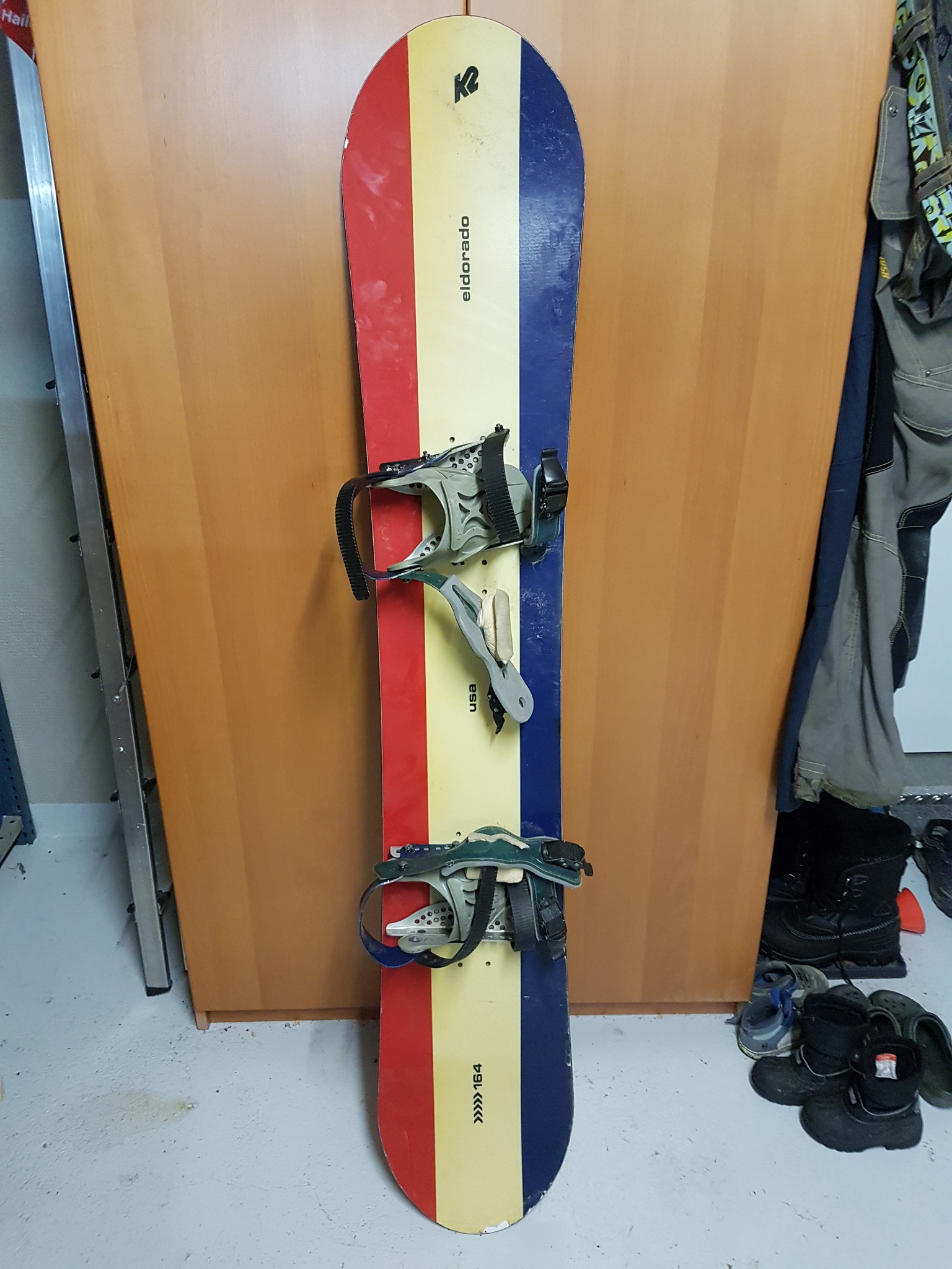 K2 Eldorado whith Morow Basseless Bindings and Ride Jason Ford 
