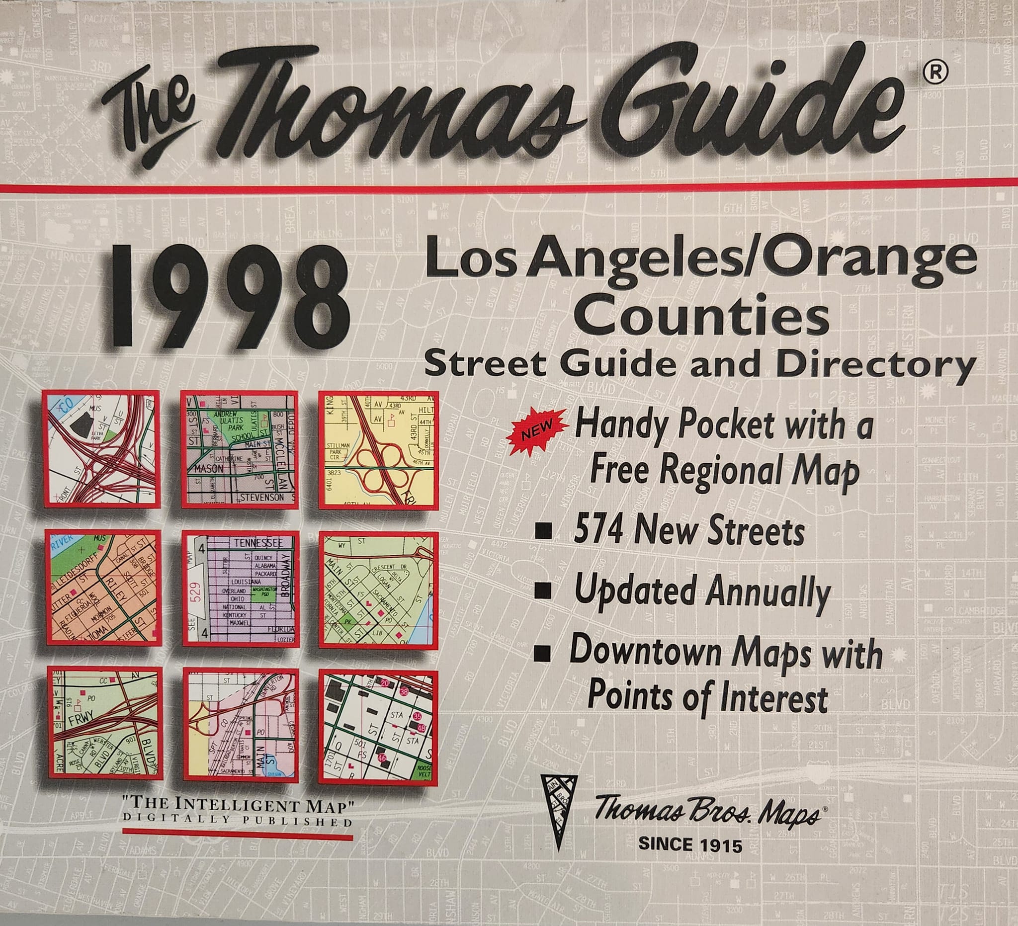 26 years ago 1998 Thomas Guide for LA and OCcame with cool