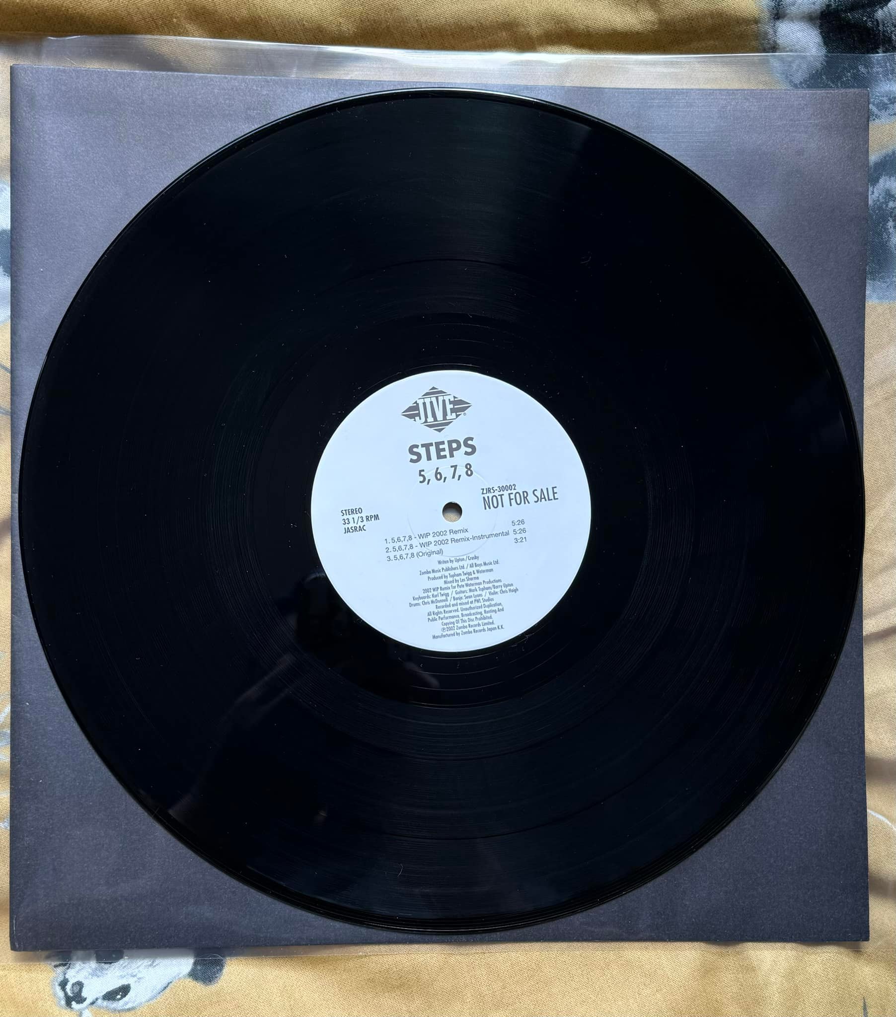 Rare 5, 6, 7, 8 promo vinyl from Japan