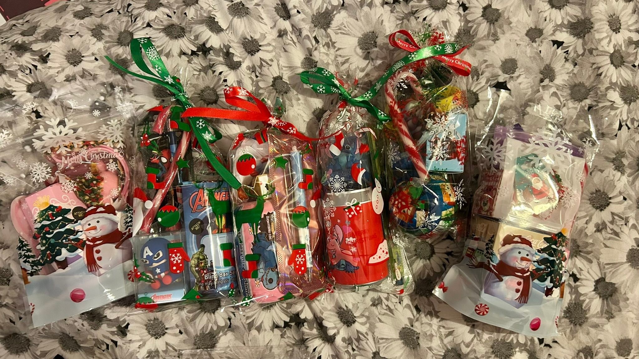 Stocking filler bags sold for charity