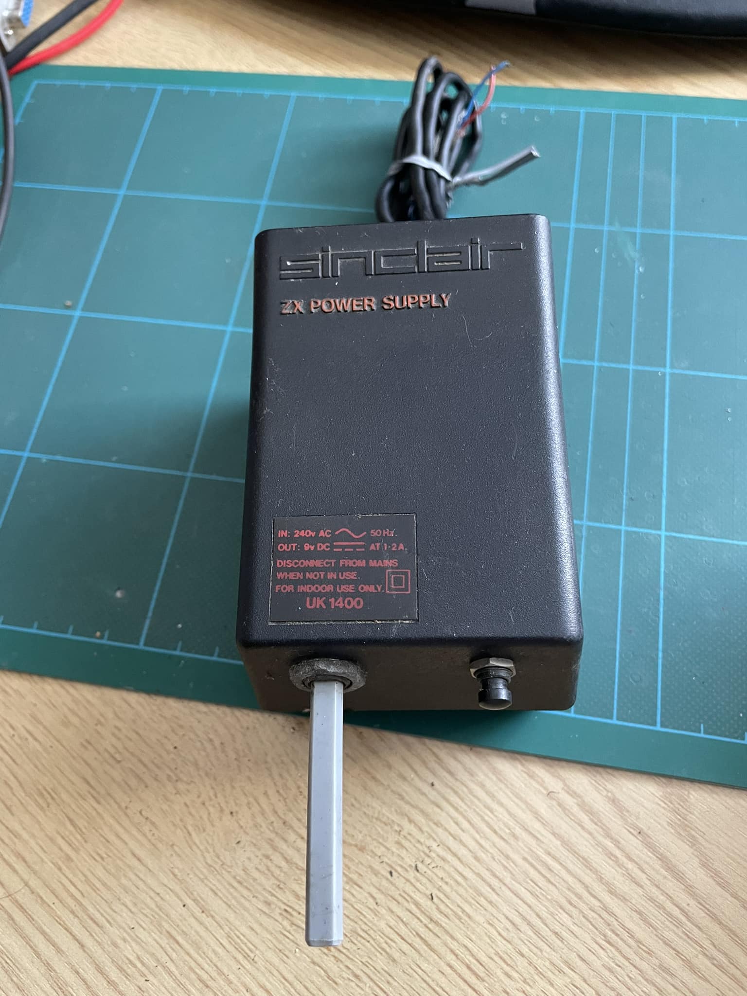 This is not my job. Dead power supply for switch, but I was