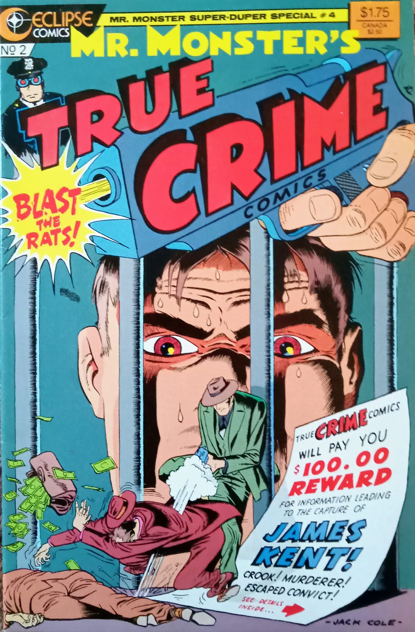 Monster #Monday Mr. Monster's True Crime (1986) #2 Published Nov