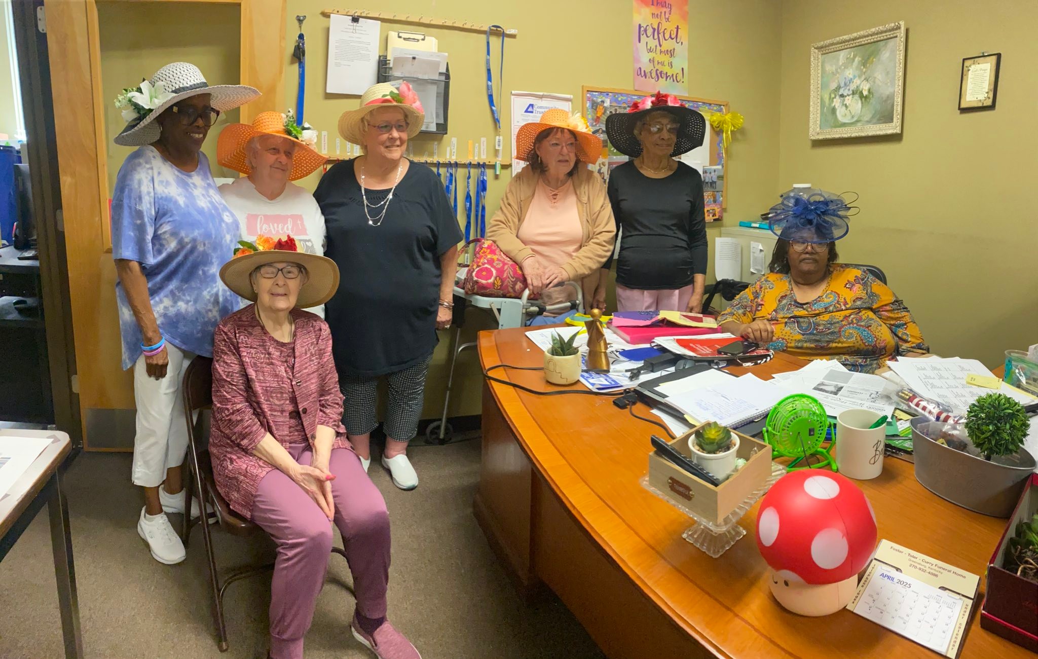 Green County Senior Center Ladies Derby Hats