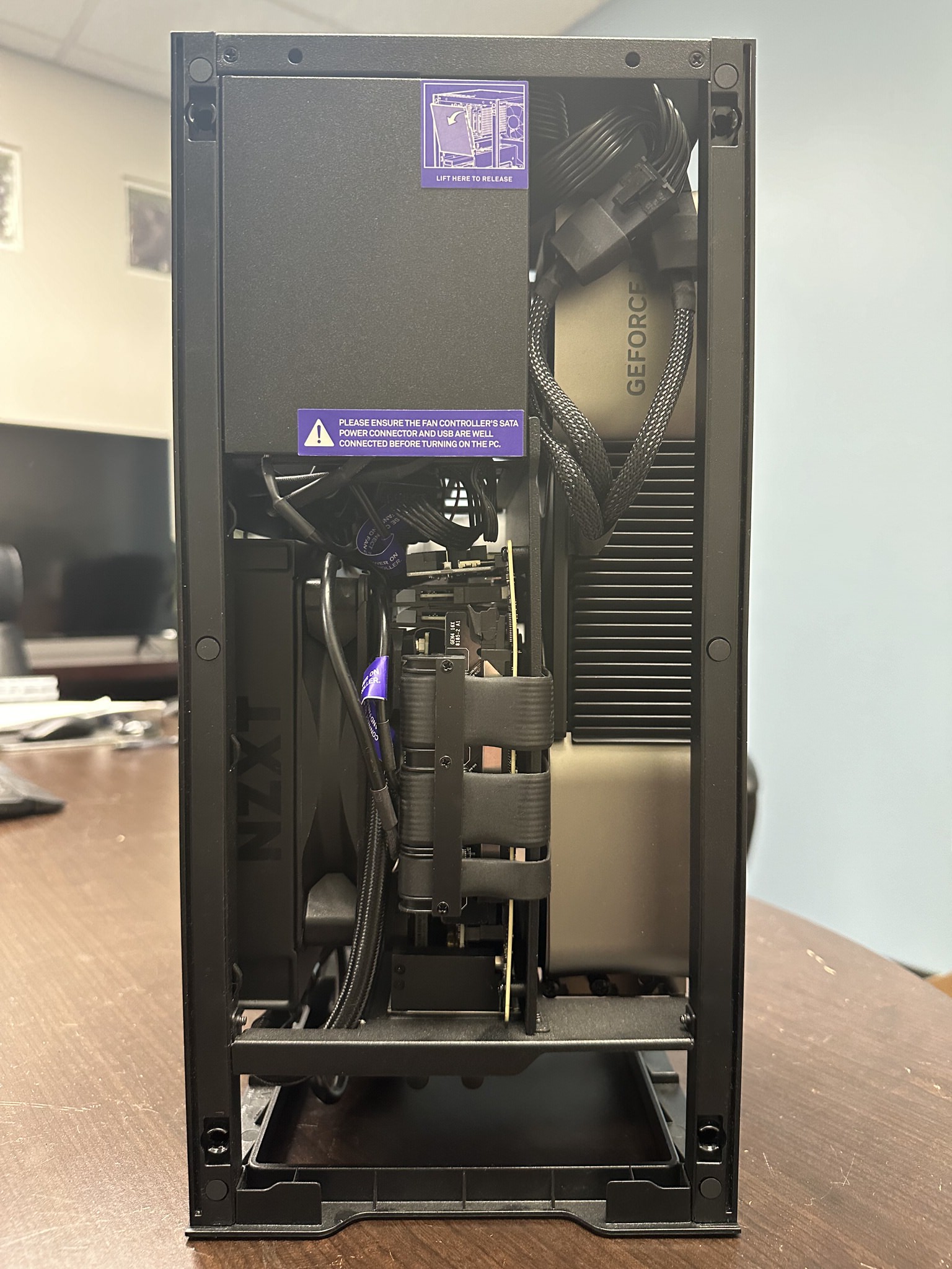 NZXT H1 mini ITX build for gaming and cybersecurity with Asus