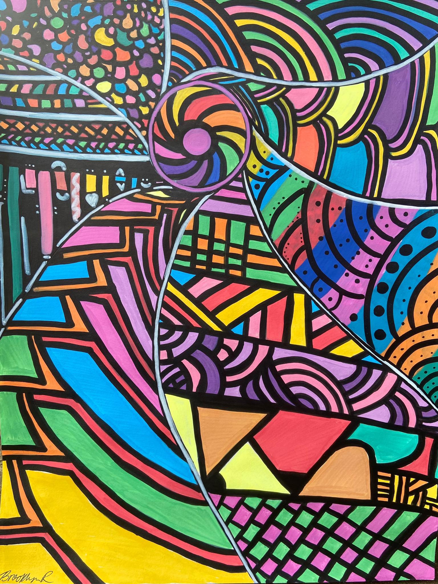 Kaleidoscope of colors & shapes ❤️ just finished this one up