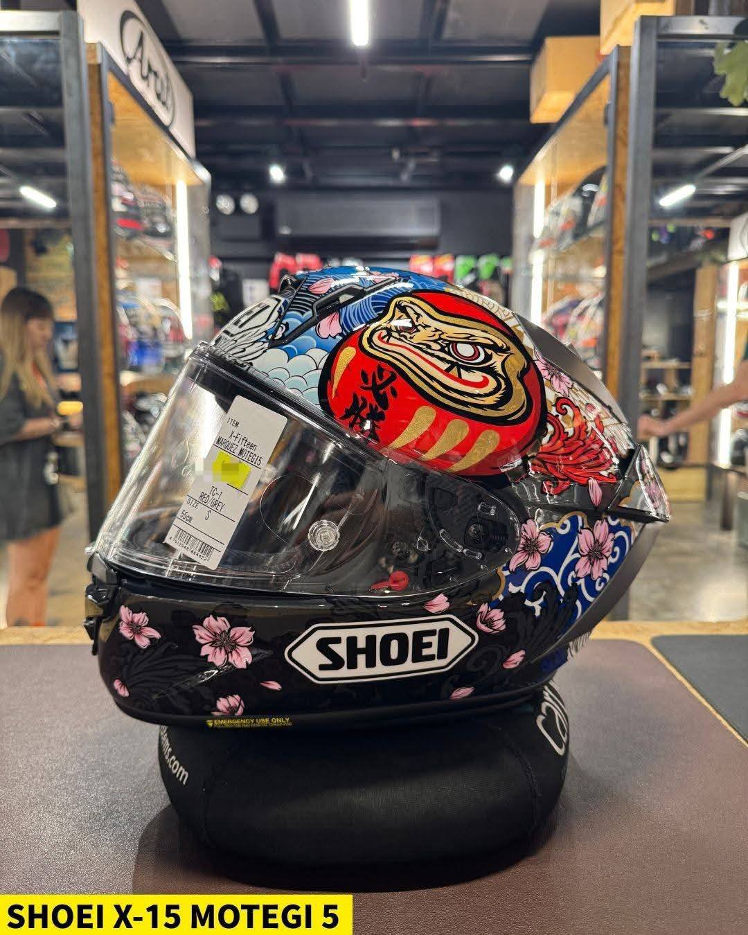 🤍 SHOEI X-FIFTEEN MARQUEZ MOTEGI 5 TC-6 [ white base color ] [ RM