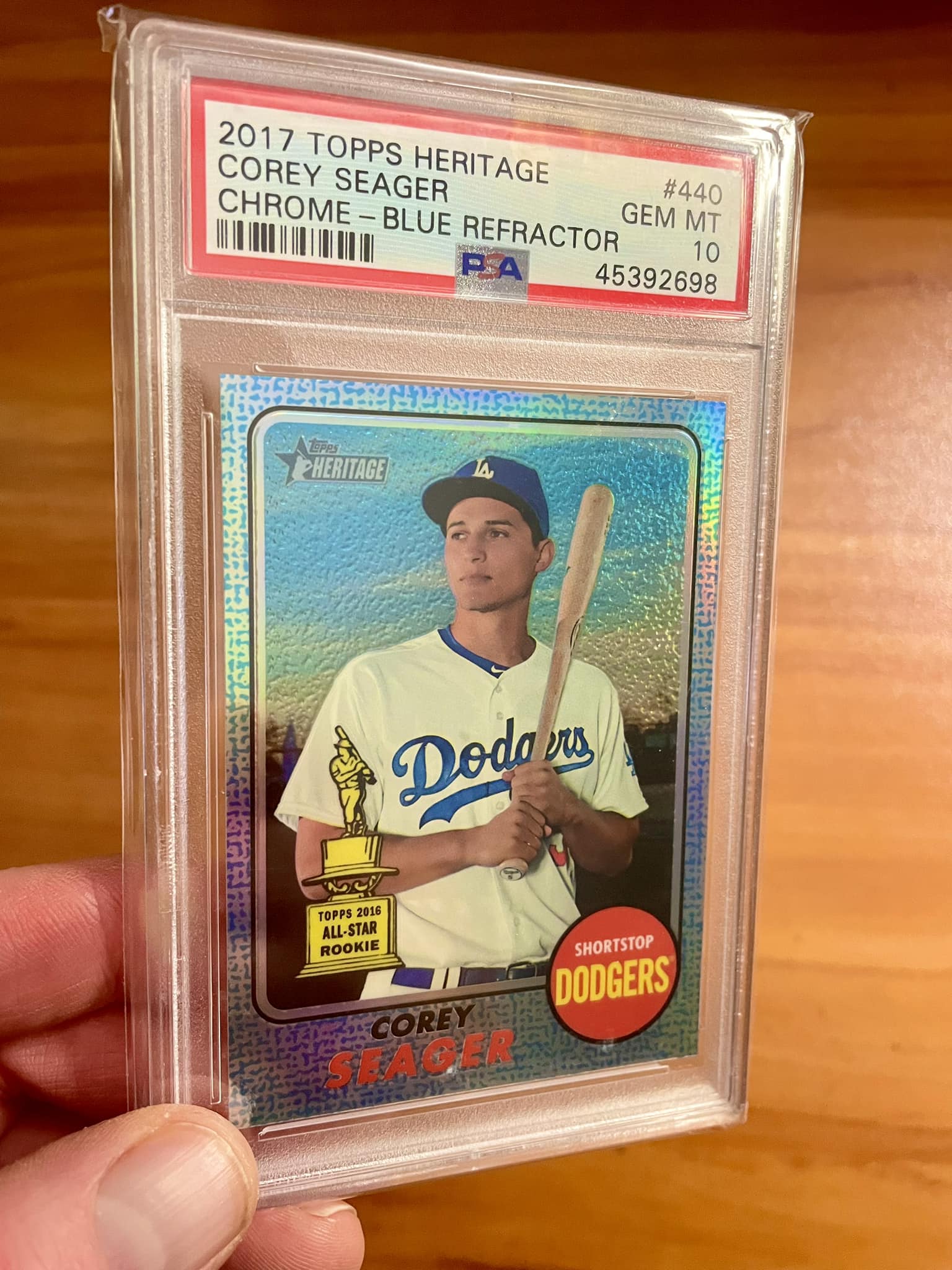 Came out of my 2025 chrome hobby box. Corey Seagar Power Players 