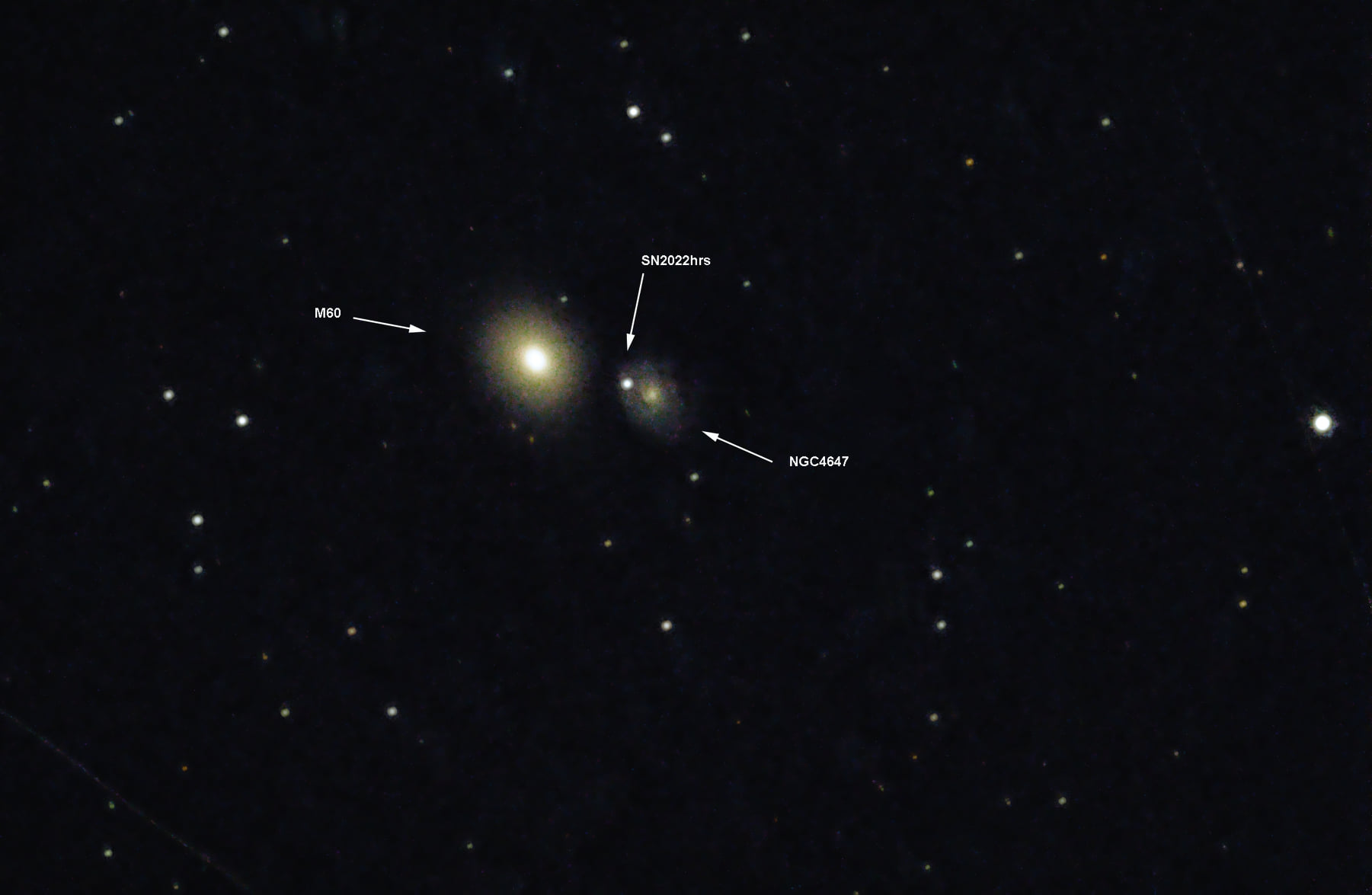Have you inadvertently captured this Supernova?