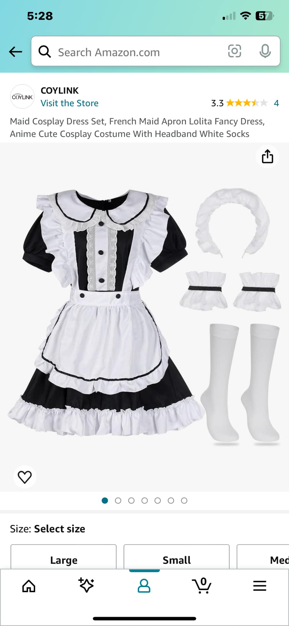 French maid's costume: Part One សរតច់នសំពជកៀតិនី