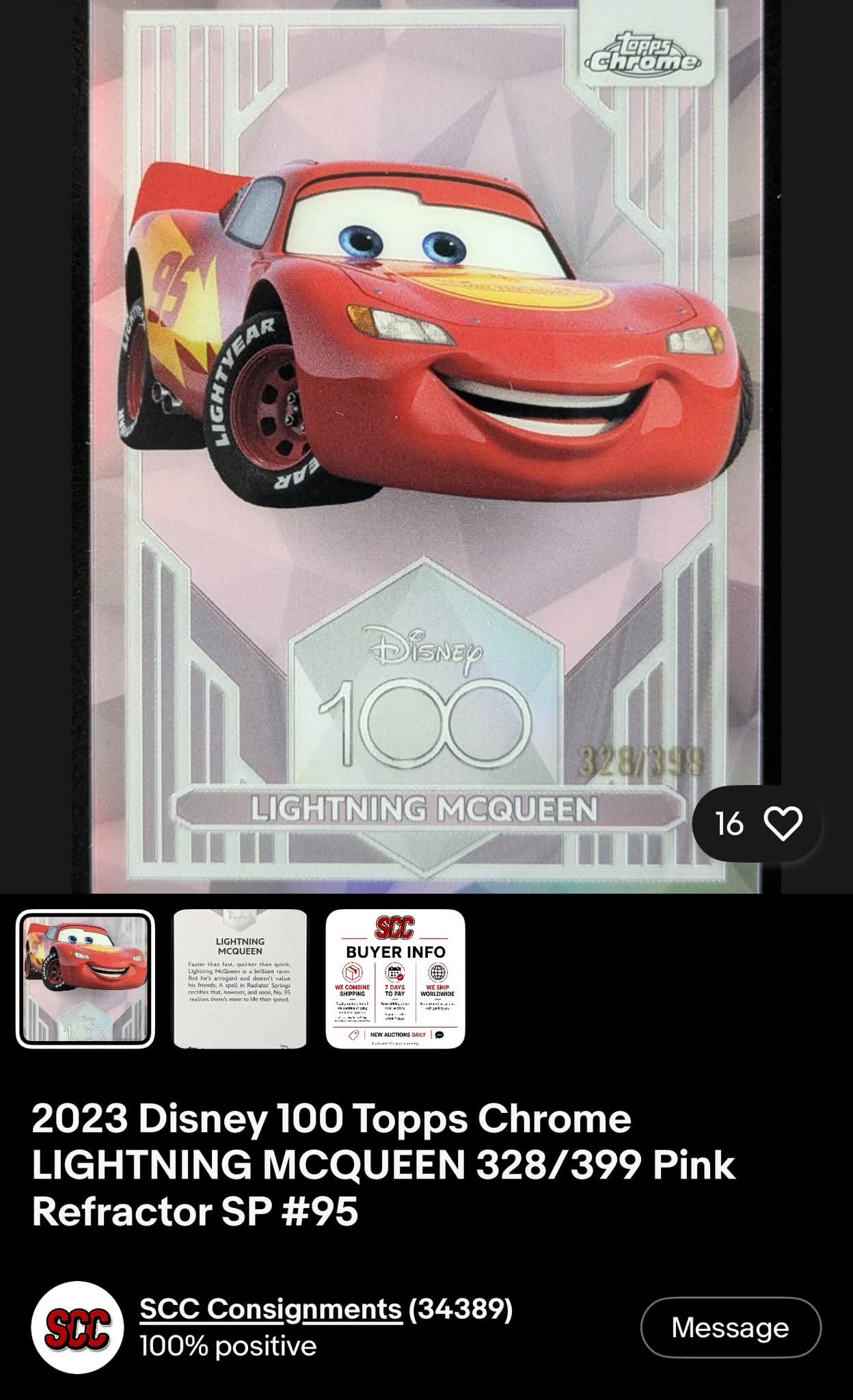 2023 Topps Chrome Disney 100
