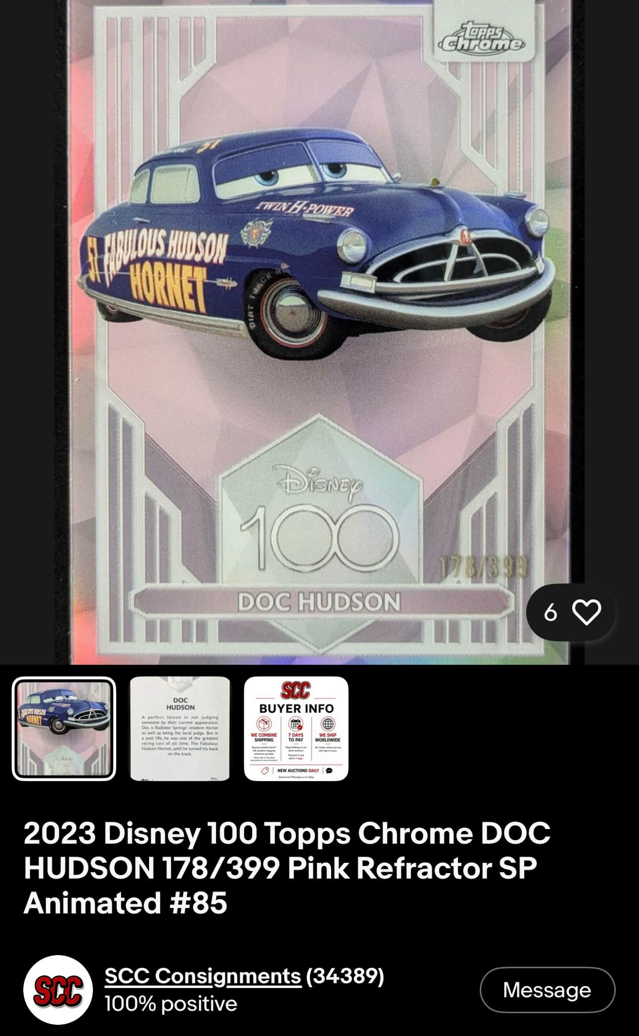 2023 Topps Chrome Disney 100