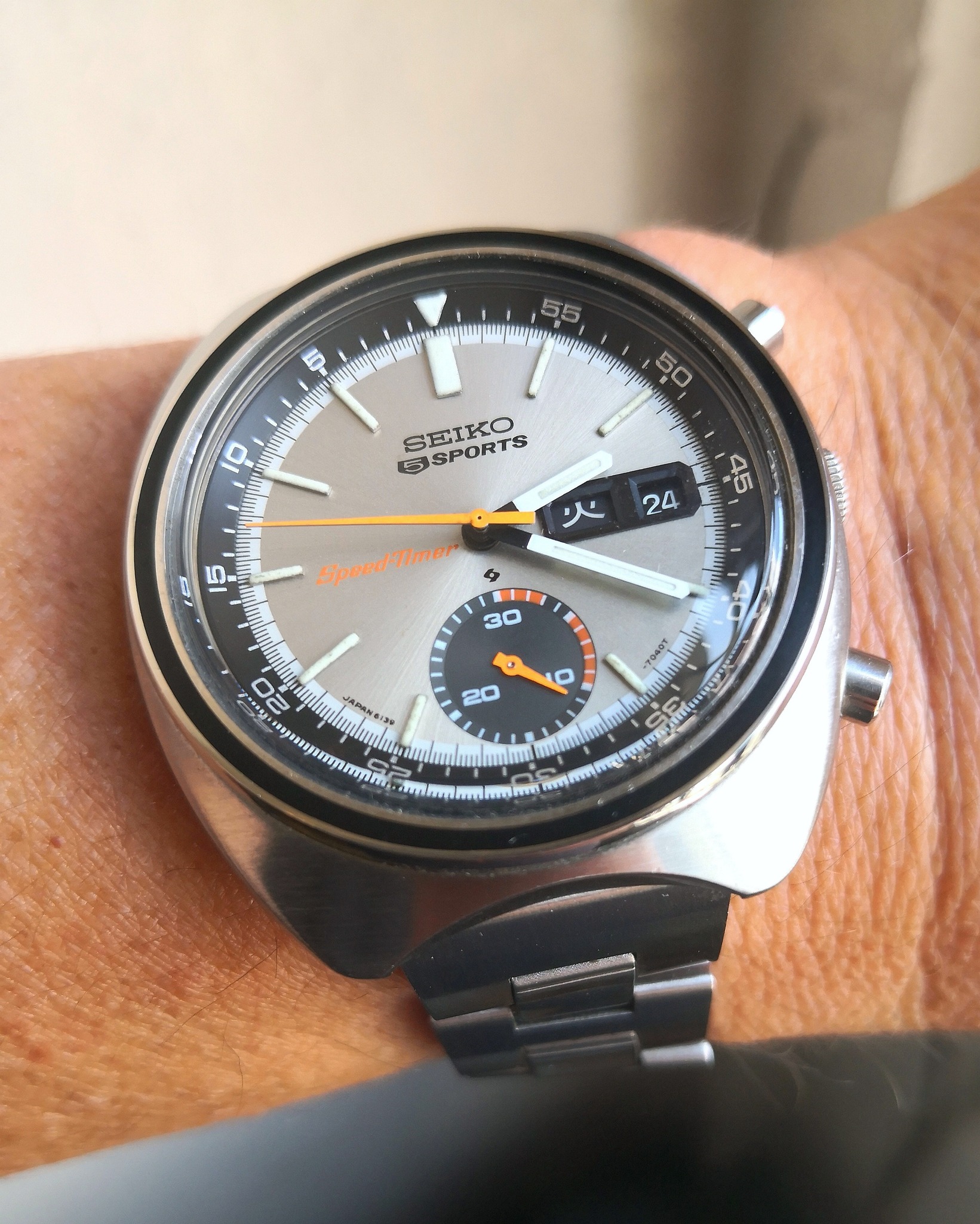 Seiko 5 Sports Speed-Timer watch