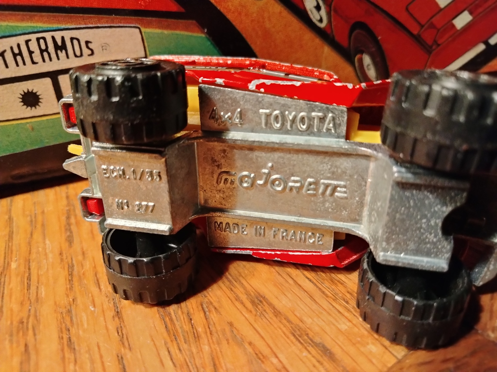 Miniature Voiture Majorette Toyota 4x4 Rally 43 - Échelle 1:55, Made In France, Occasion
