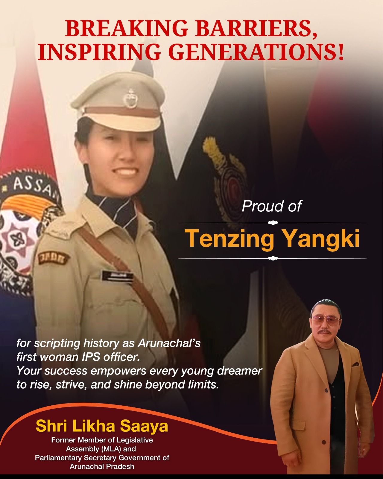 Likha - A HISTORIC MOMENT OF PRIDE FOR ARUNACHAL PRADESH! Heartiest ...