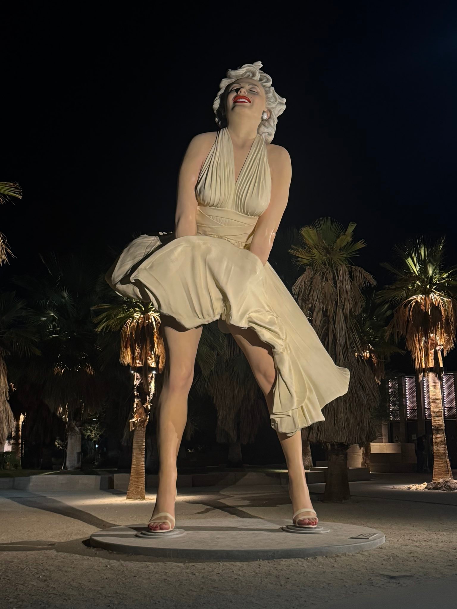 Forever Marilyn Statue in Chicago and Palm Springs