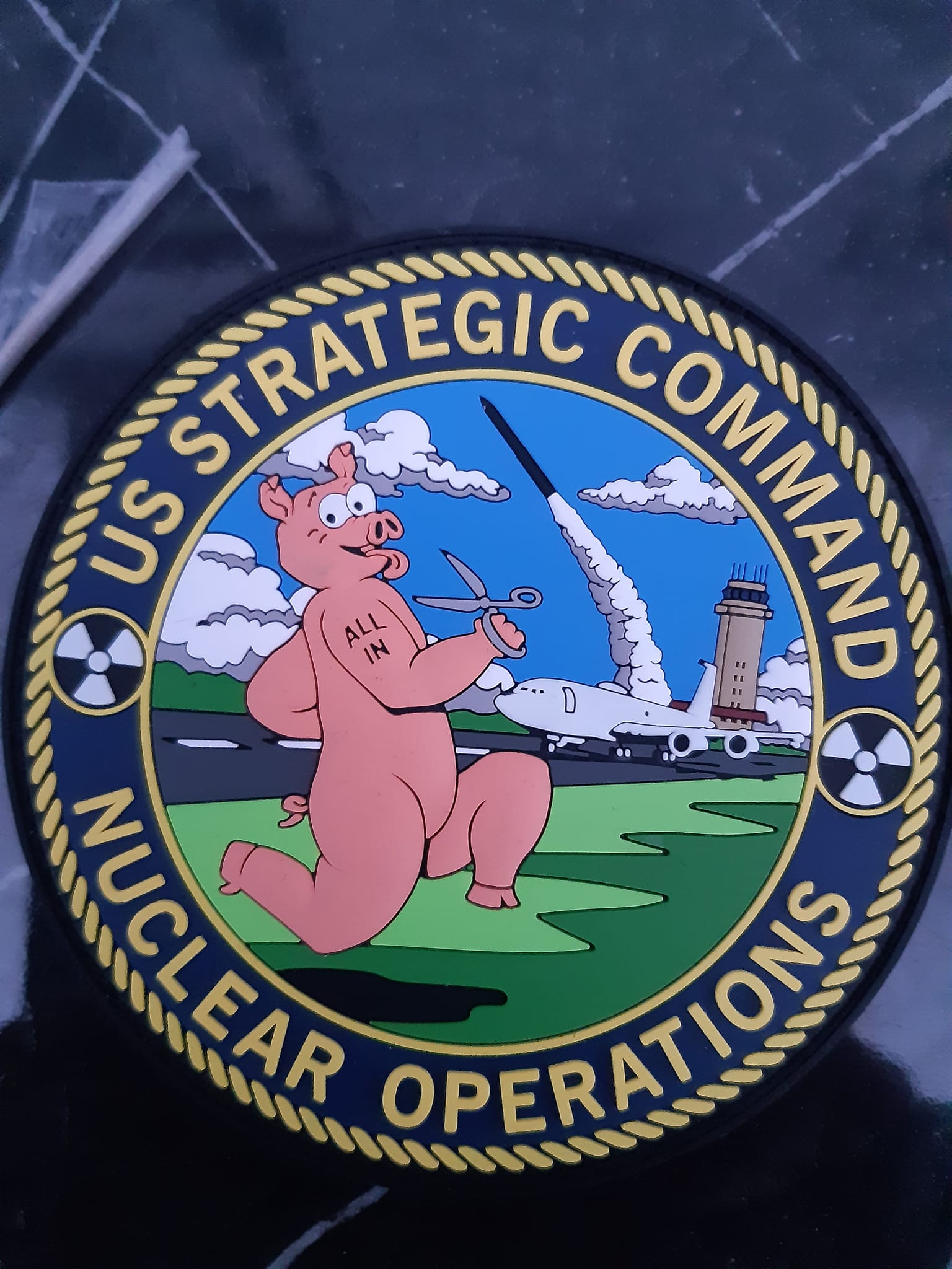 What is the history of this Strategic Air Command patch?