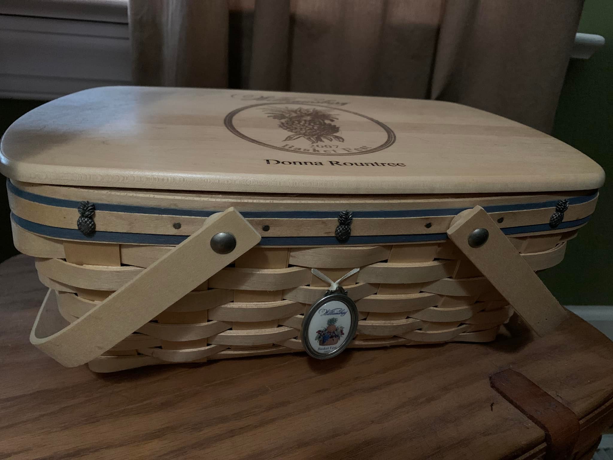 My Tournament of Roses Longaberger basket from 2004!