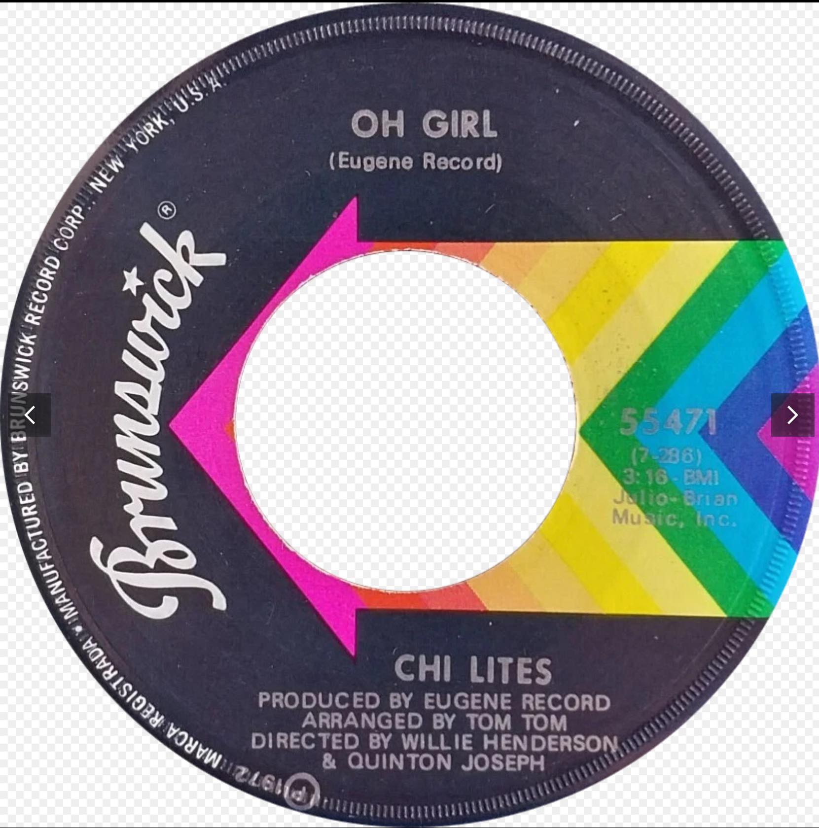 The Chi-Lites' song Oh Girl