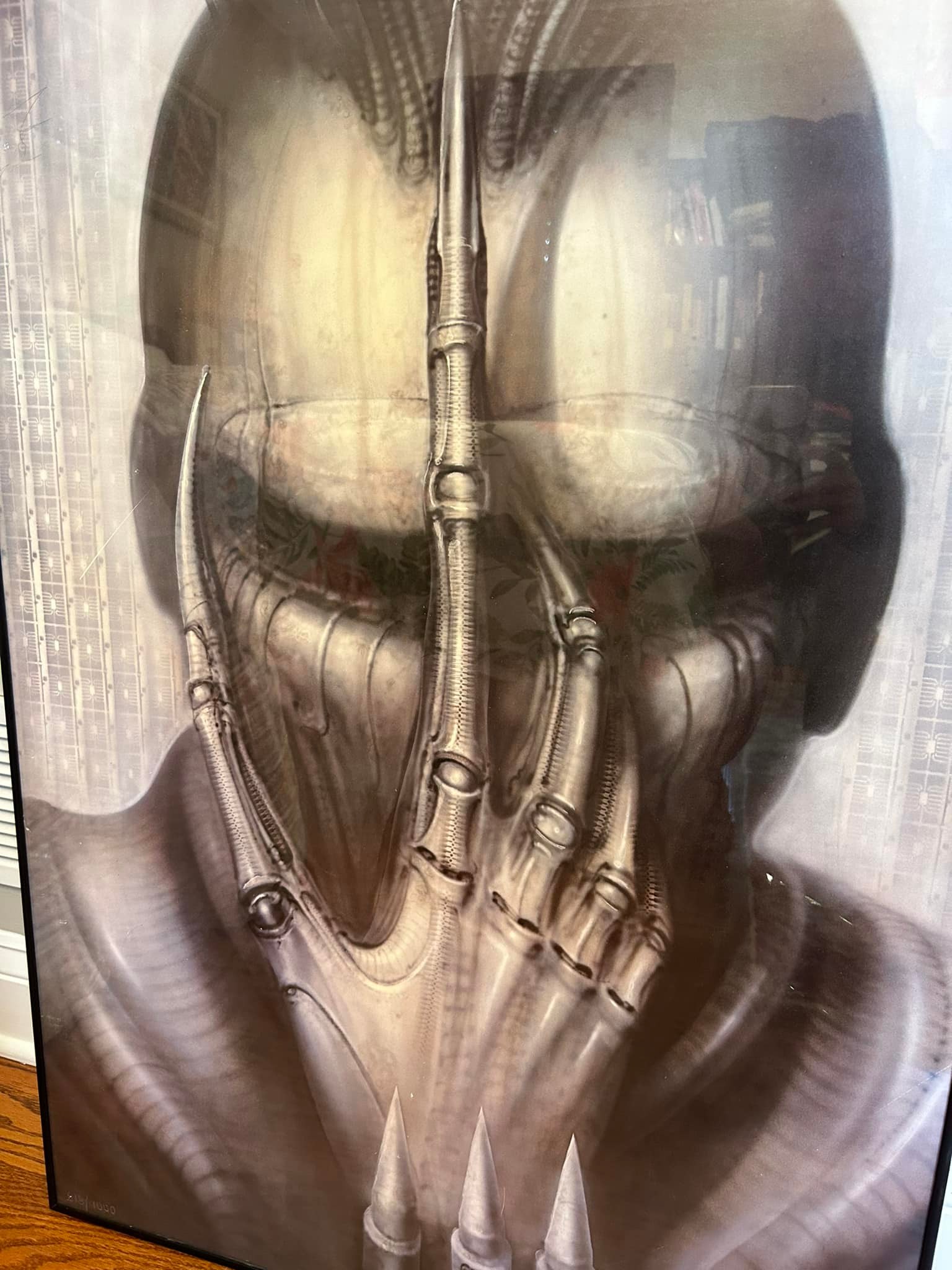H.R. Giger signed collection from a personal meeting