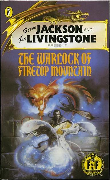 Fighting Fantasy game books by Ian Livingston and Steve Jackson