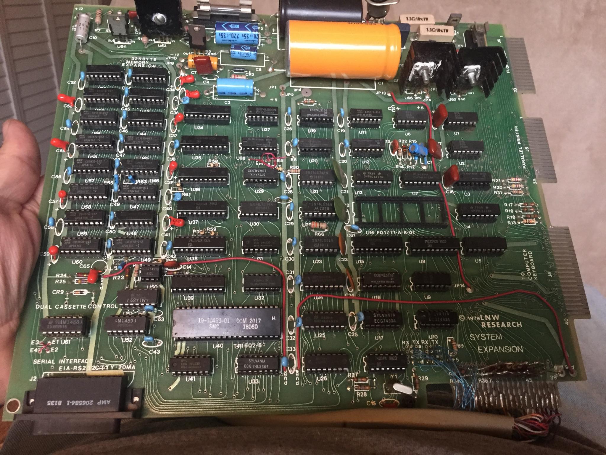 LNW Research expansion board for TRS-80 Model One