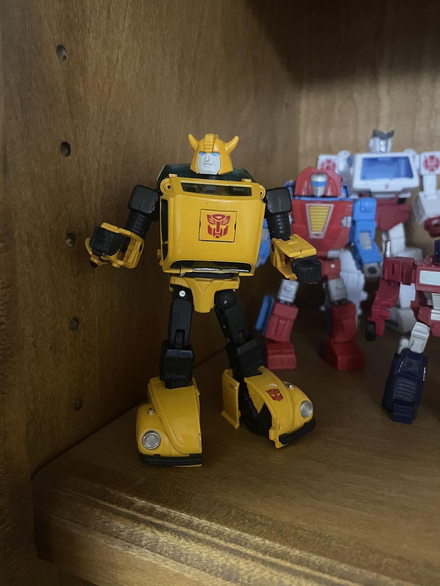 One of these things is not like the other. Early faces of Bumblebee.