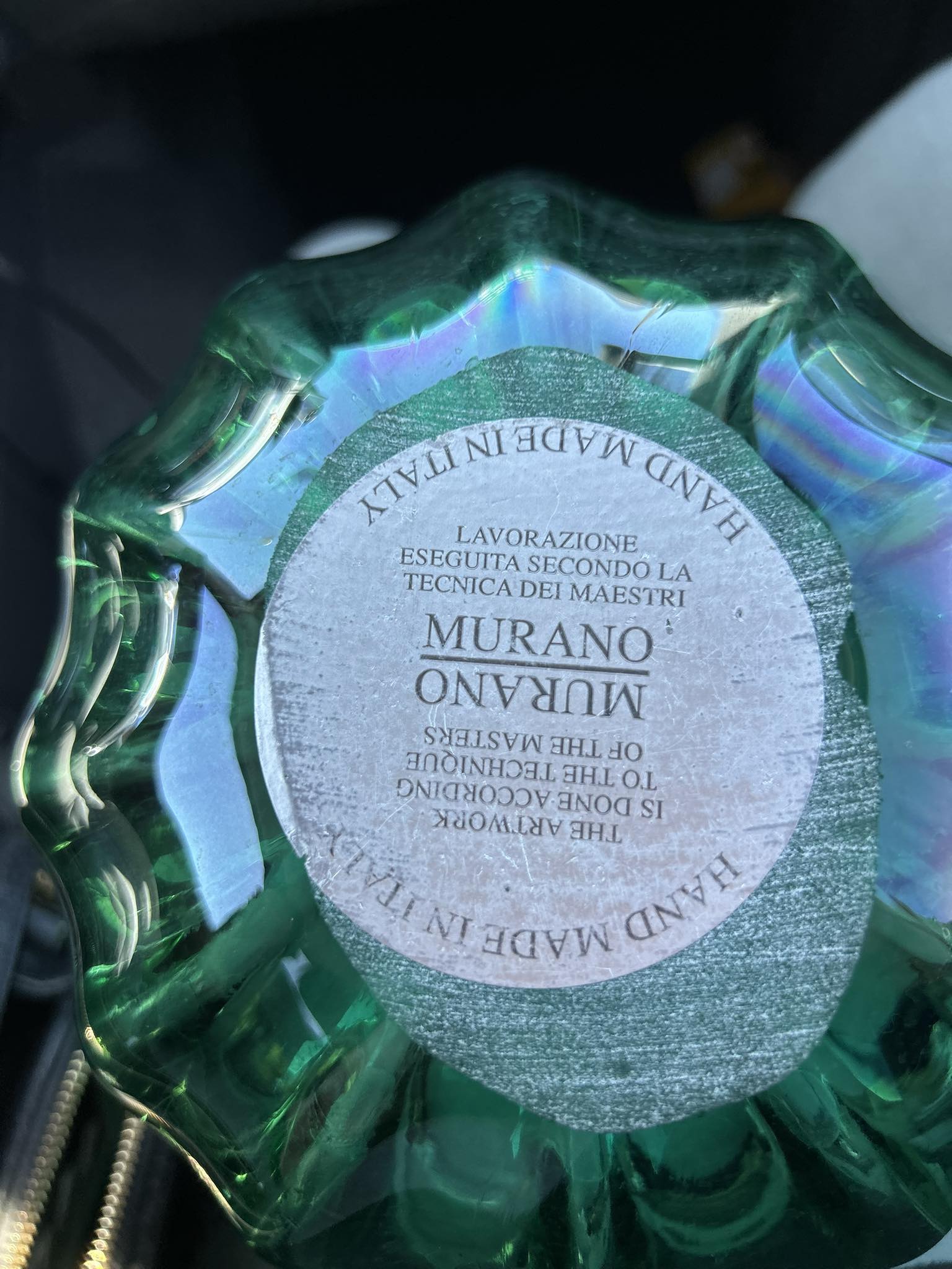 Is this a authentic murano glass piece?